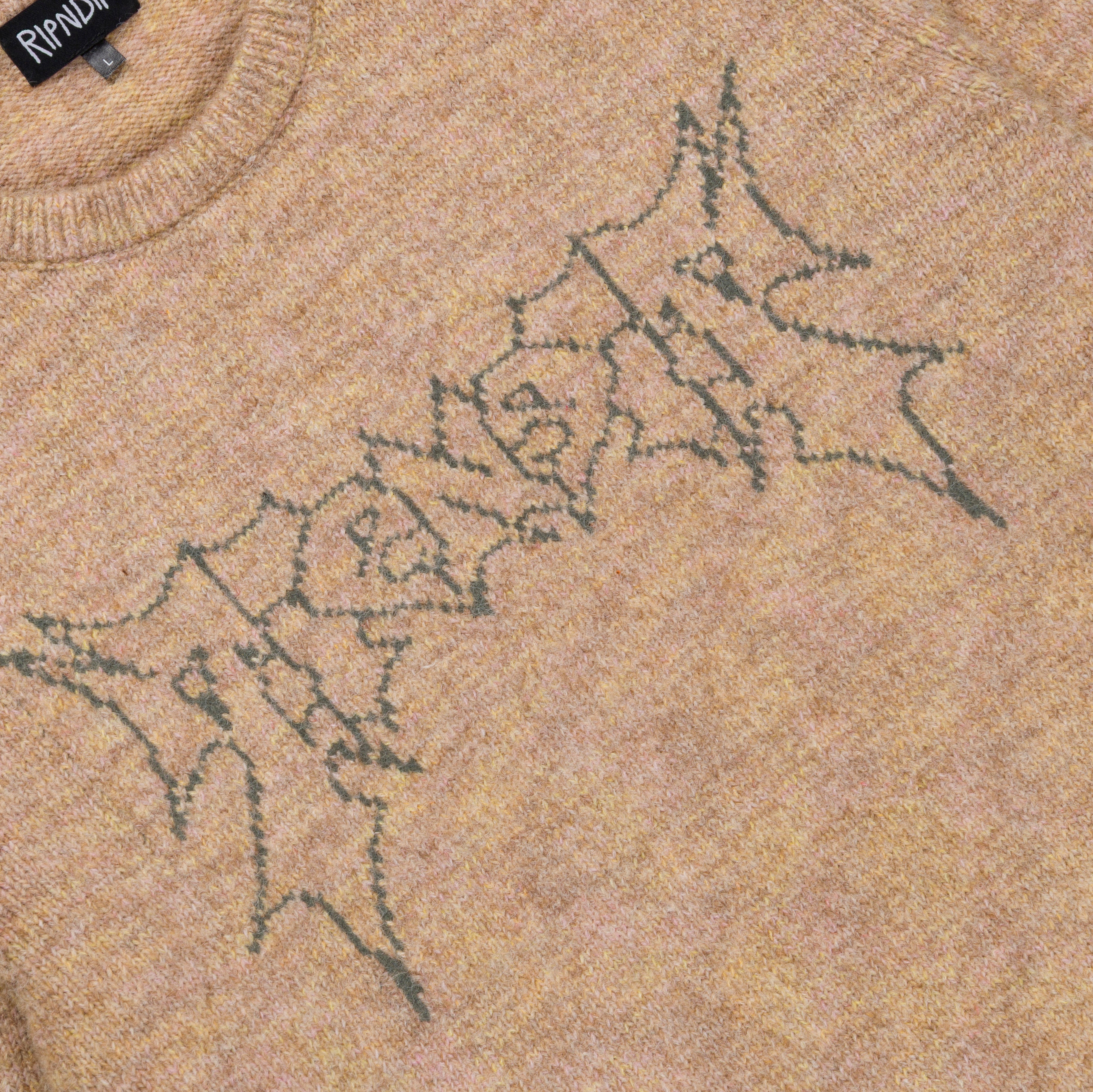 RIPNDIP Noid Knit Sweater (Sand)