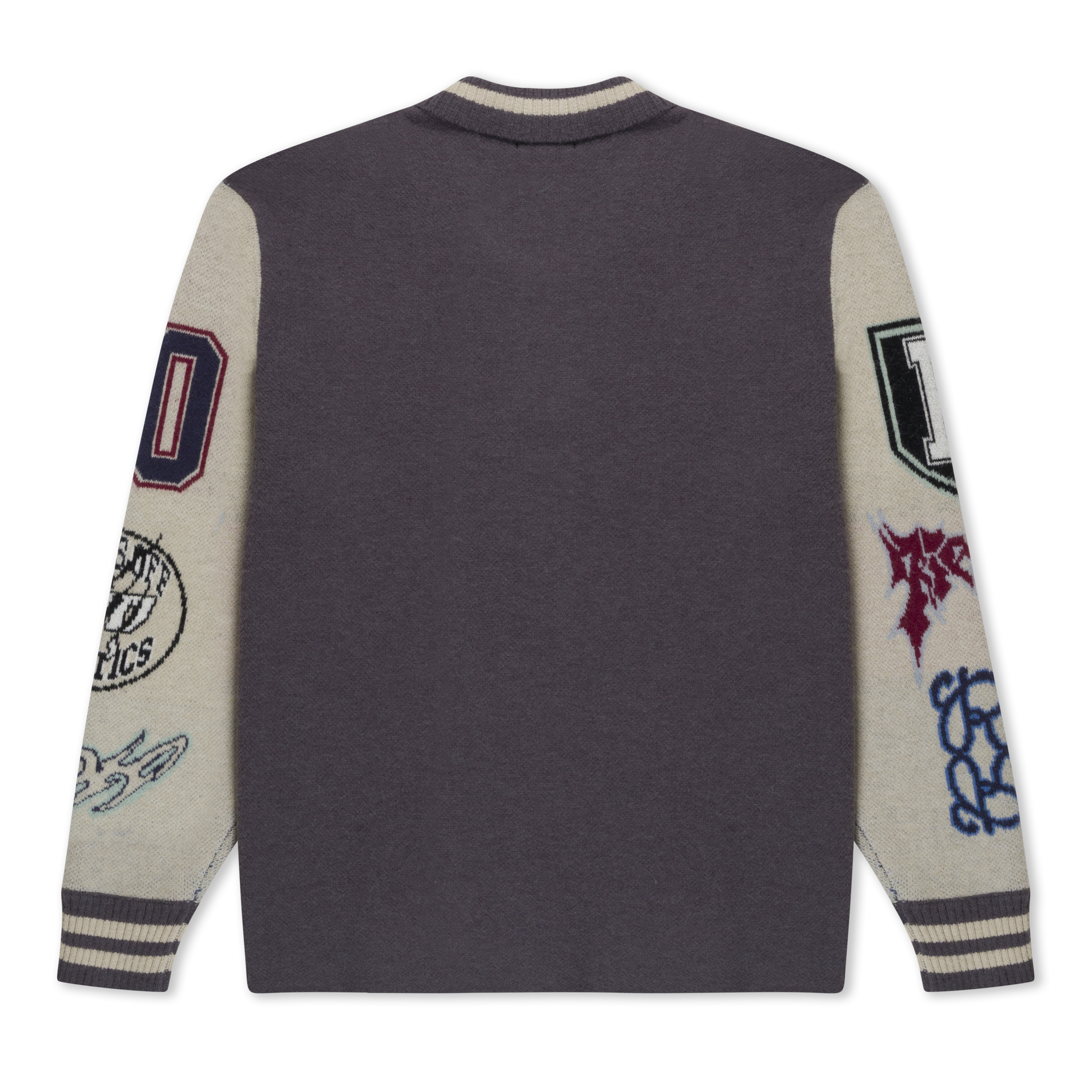 RIPNDIP Run It Up Knit Sweater (Charoal / Cream)