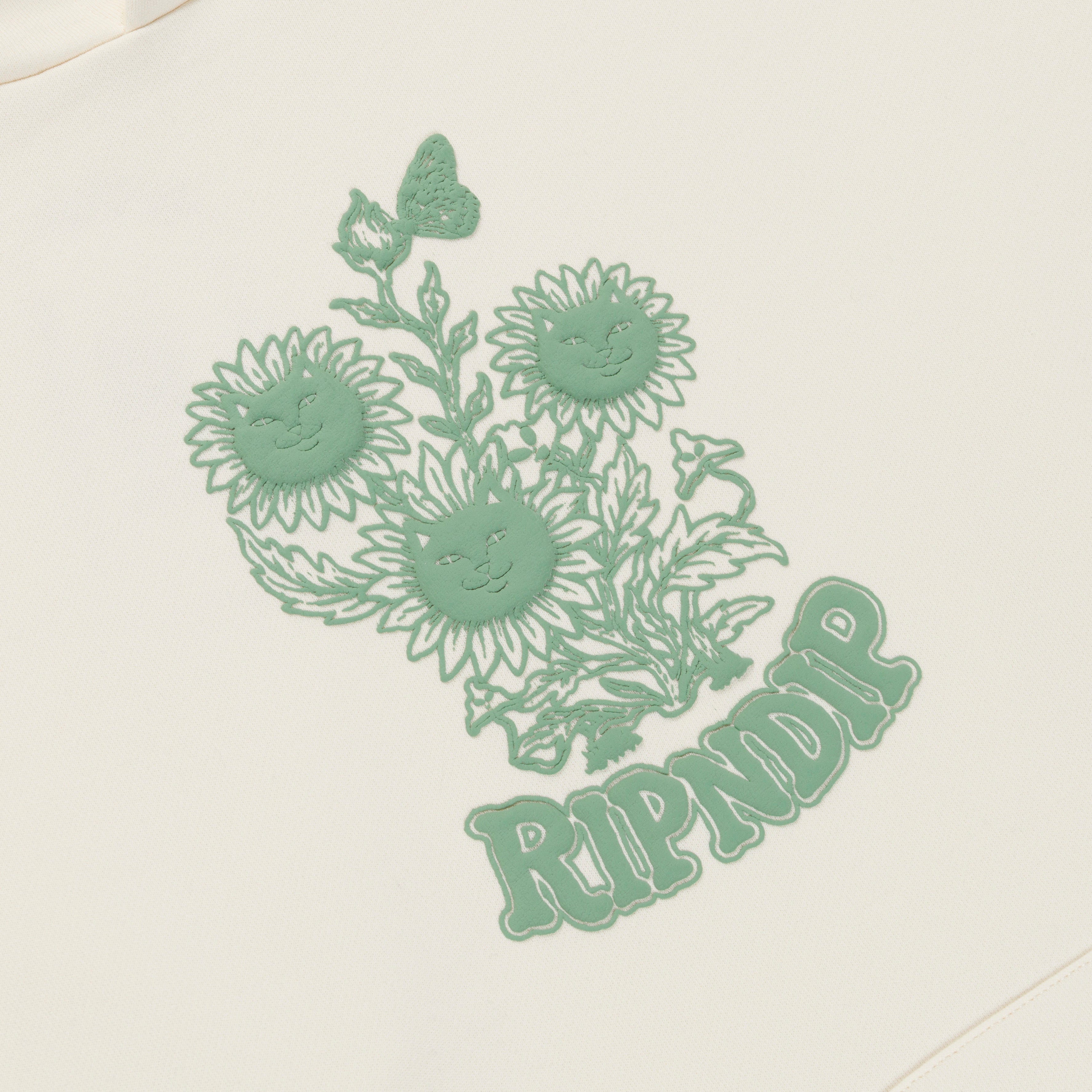 RIPNDIP Where The Flowers Bloom Hoodie (Bone)