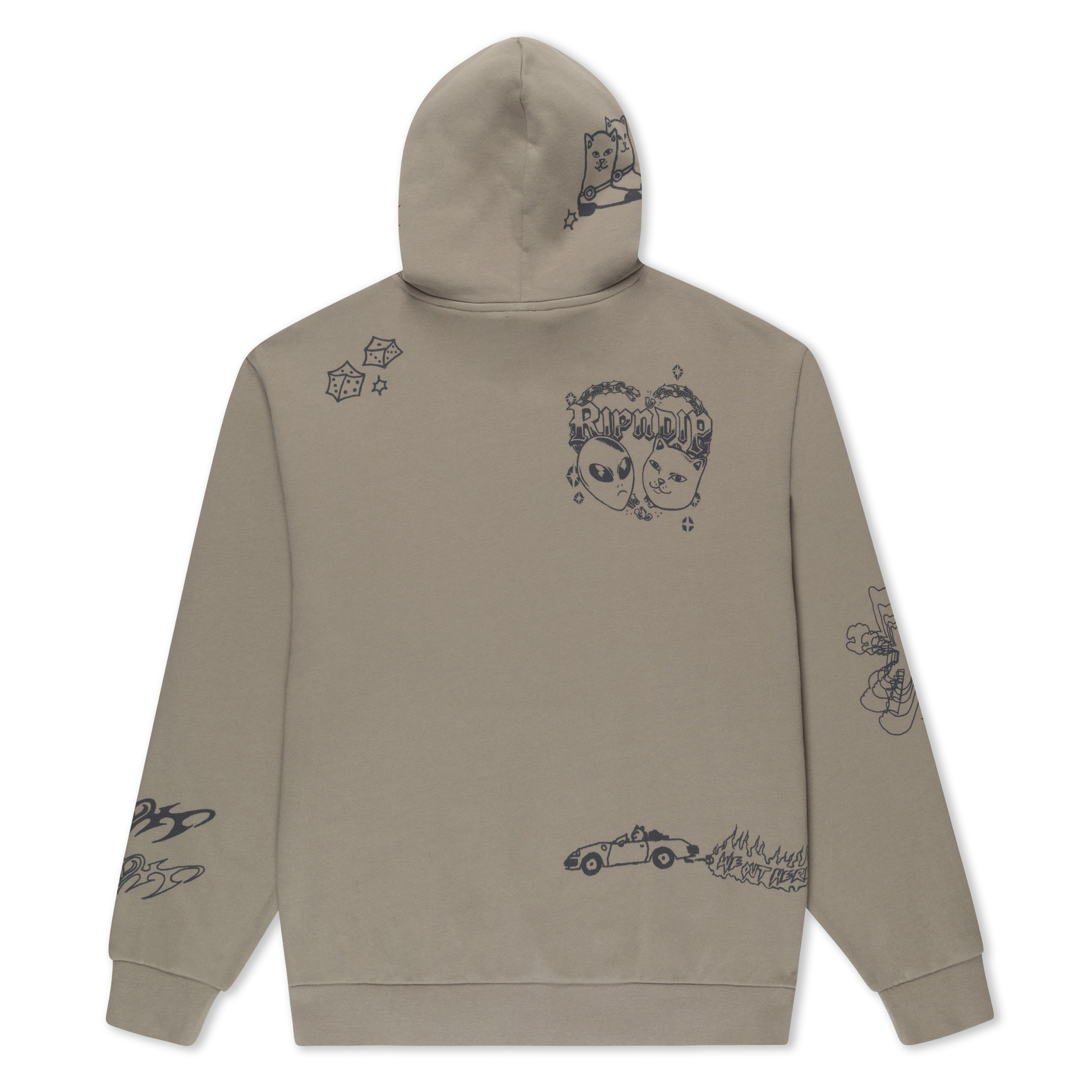 RIPNDIP Westside Hoodie (Dark Sand)
