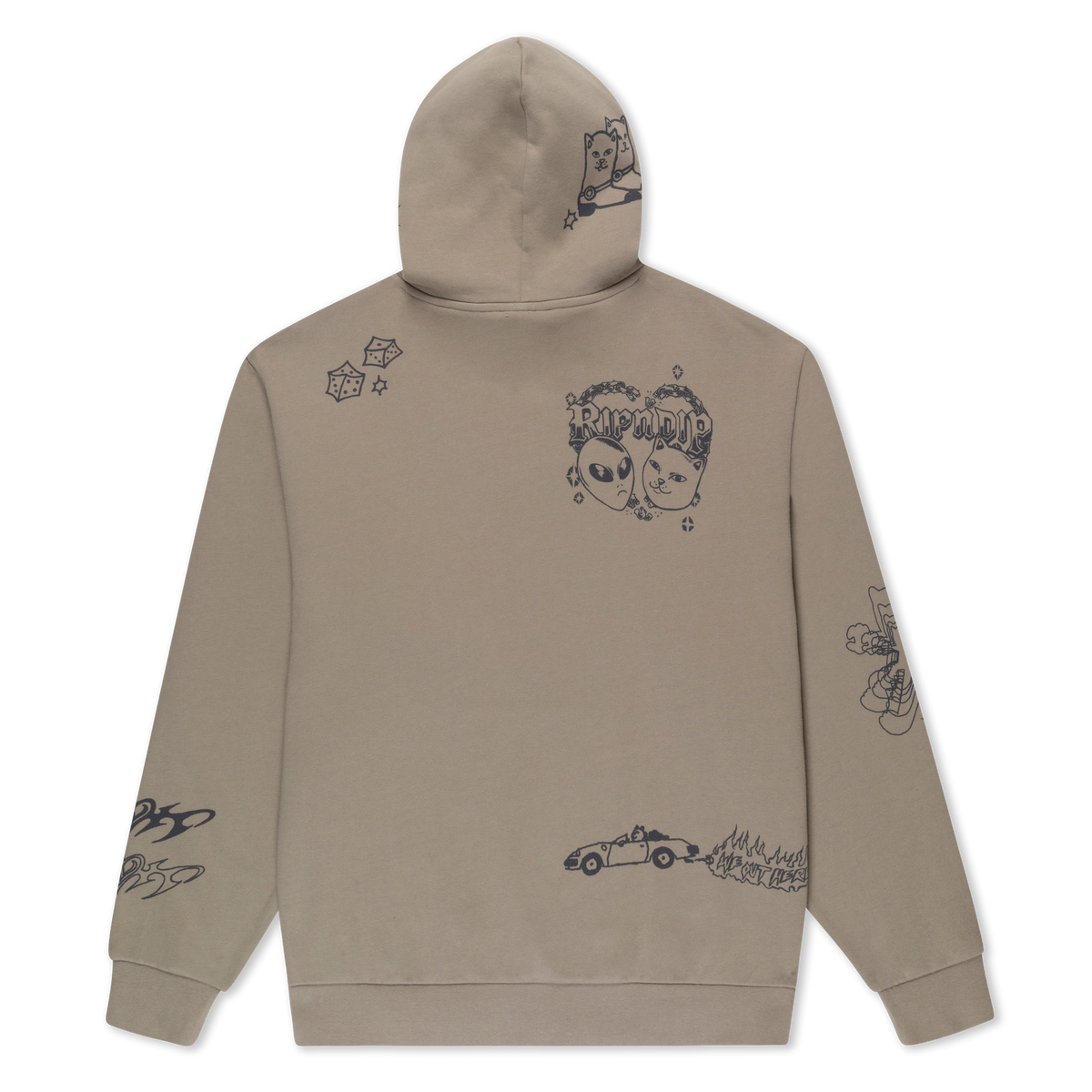 RIPNDIP Westside Hoodie (Dark Sand)