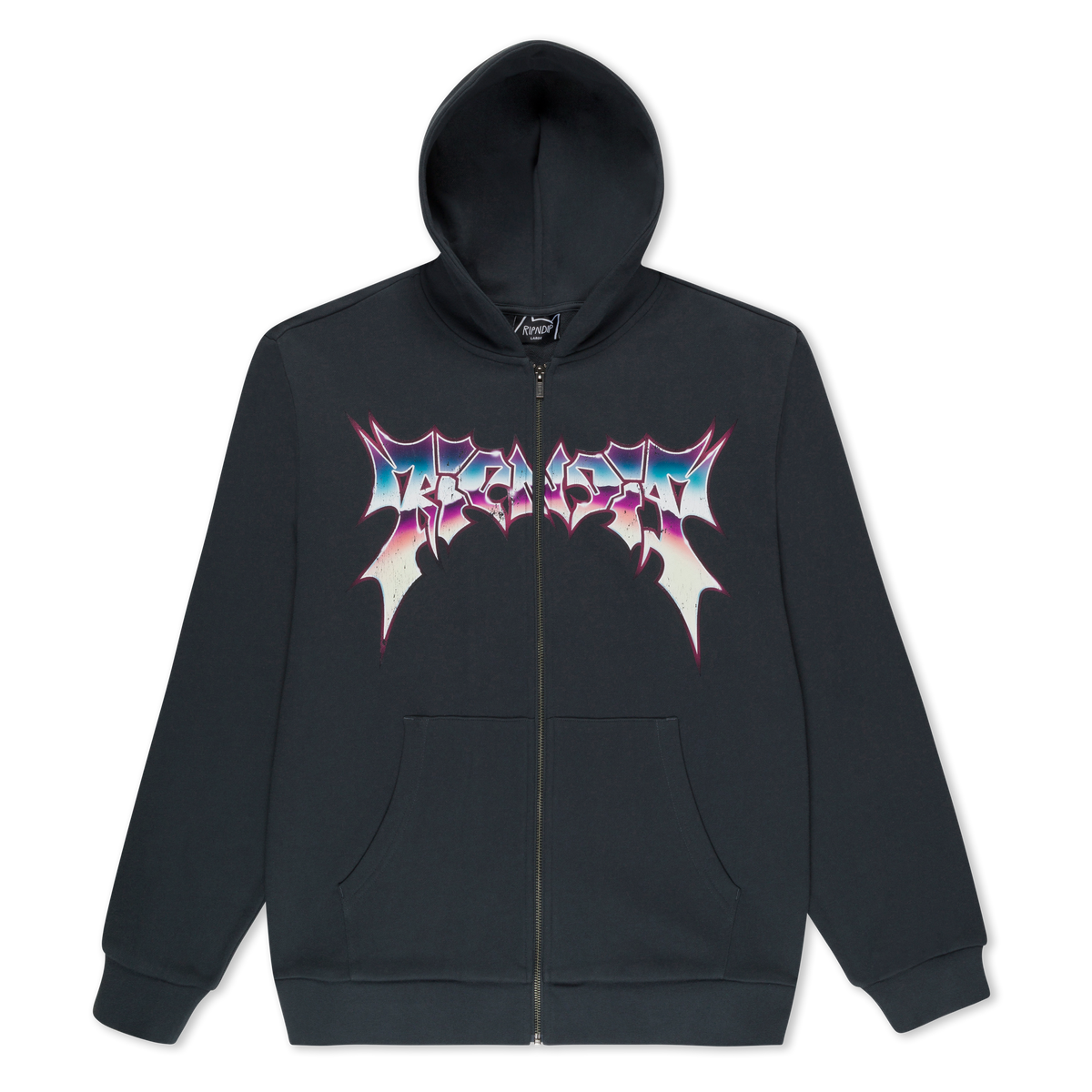 RIPNDIP Noid Zip Hoodie (Dark Charcoal)