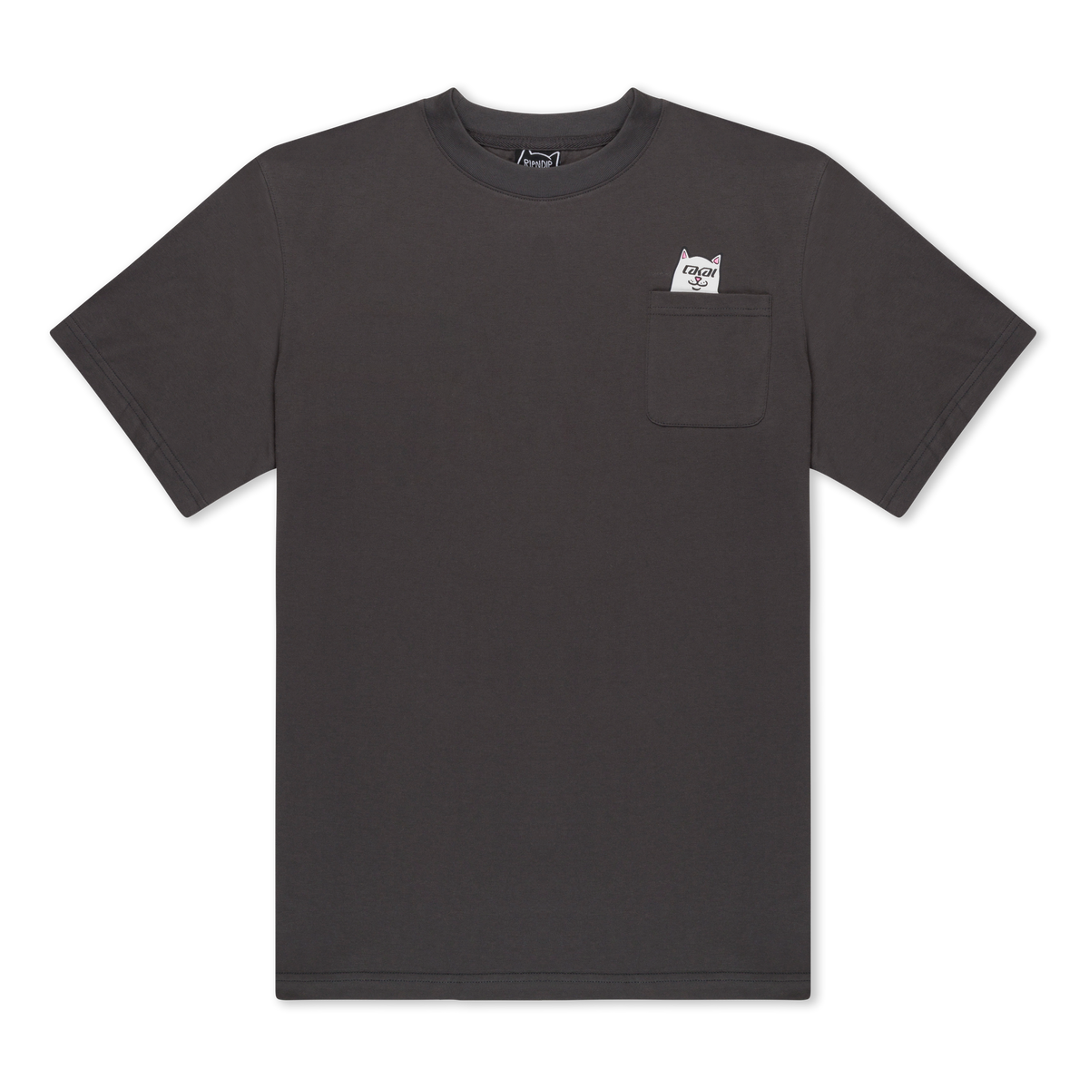 RIPNDIP Lakai + Ripndip Lord Nermal Pocket Tee (Dark Gray)