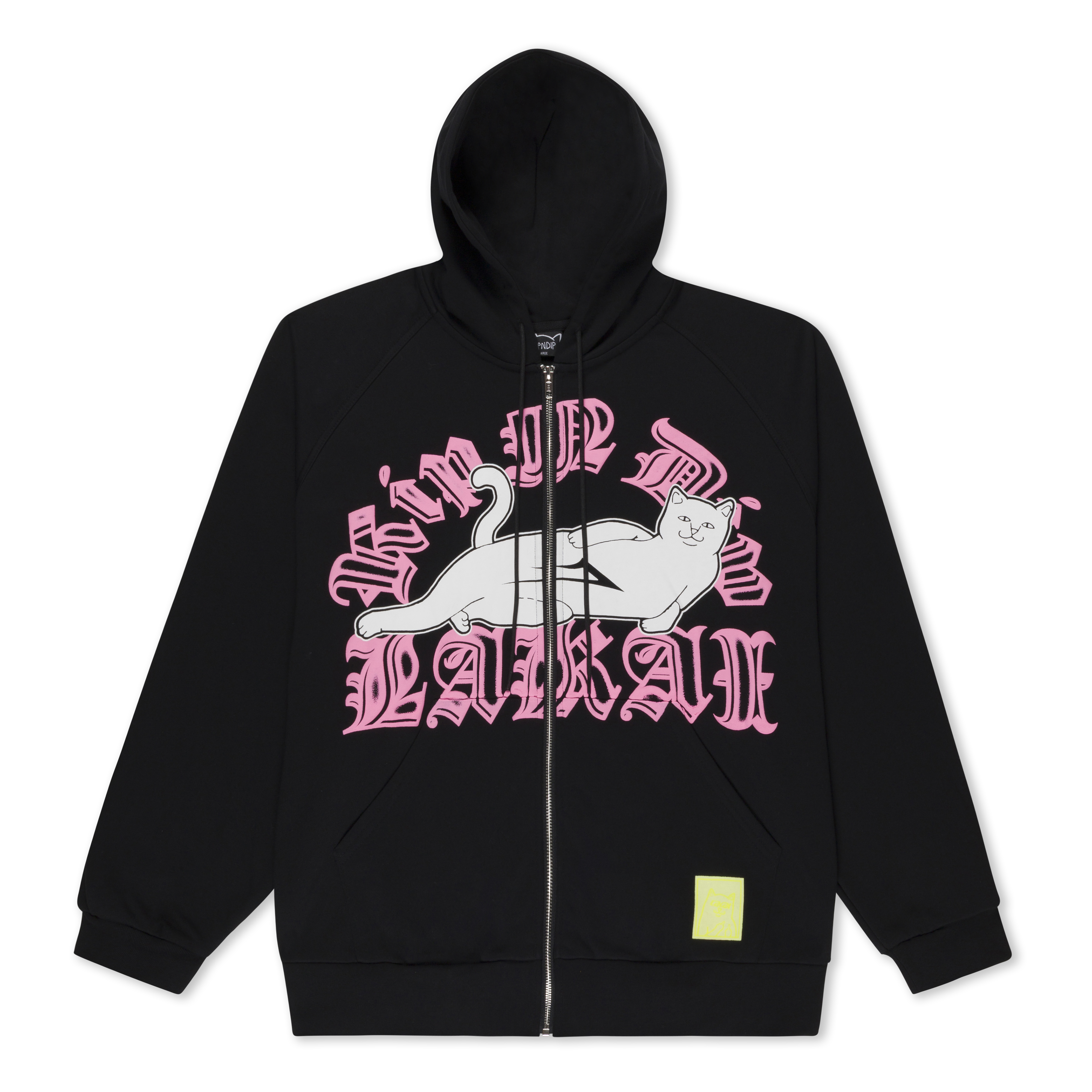 RIPNDIP Lakai + Ripndip Zip Up Hoodie (Black)