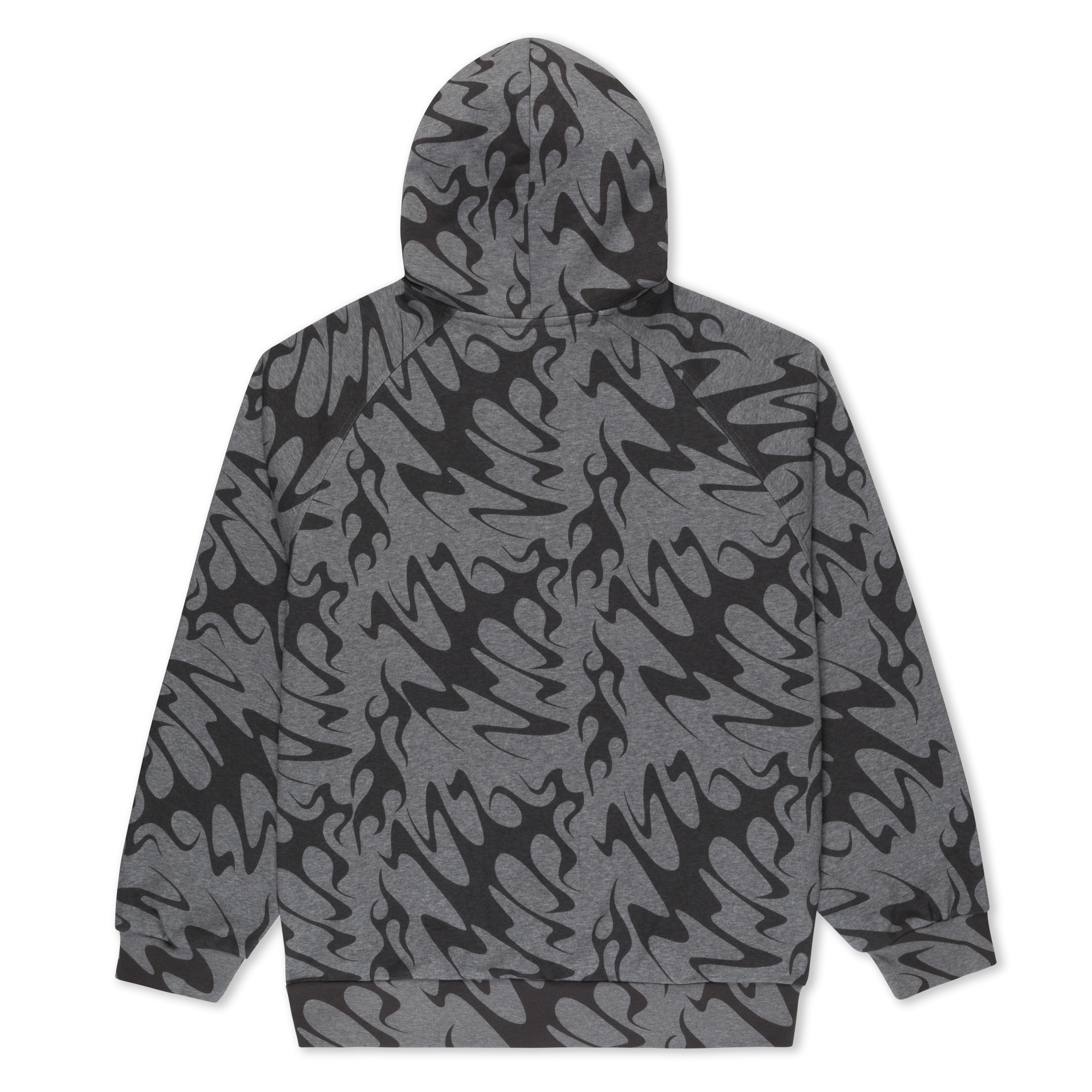 RIPNDIP Lakai + Ripndip Flame Zip Up Hoodie (Gray)