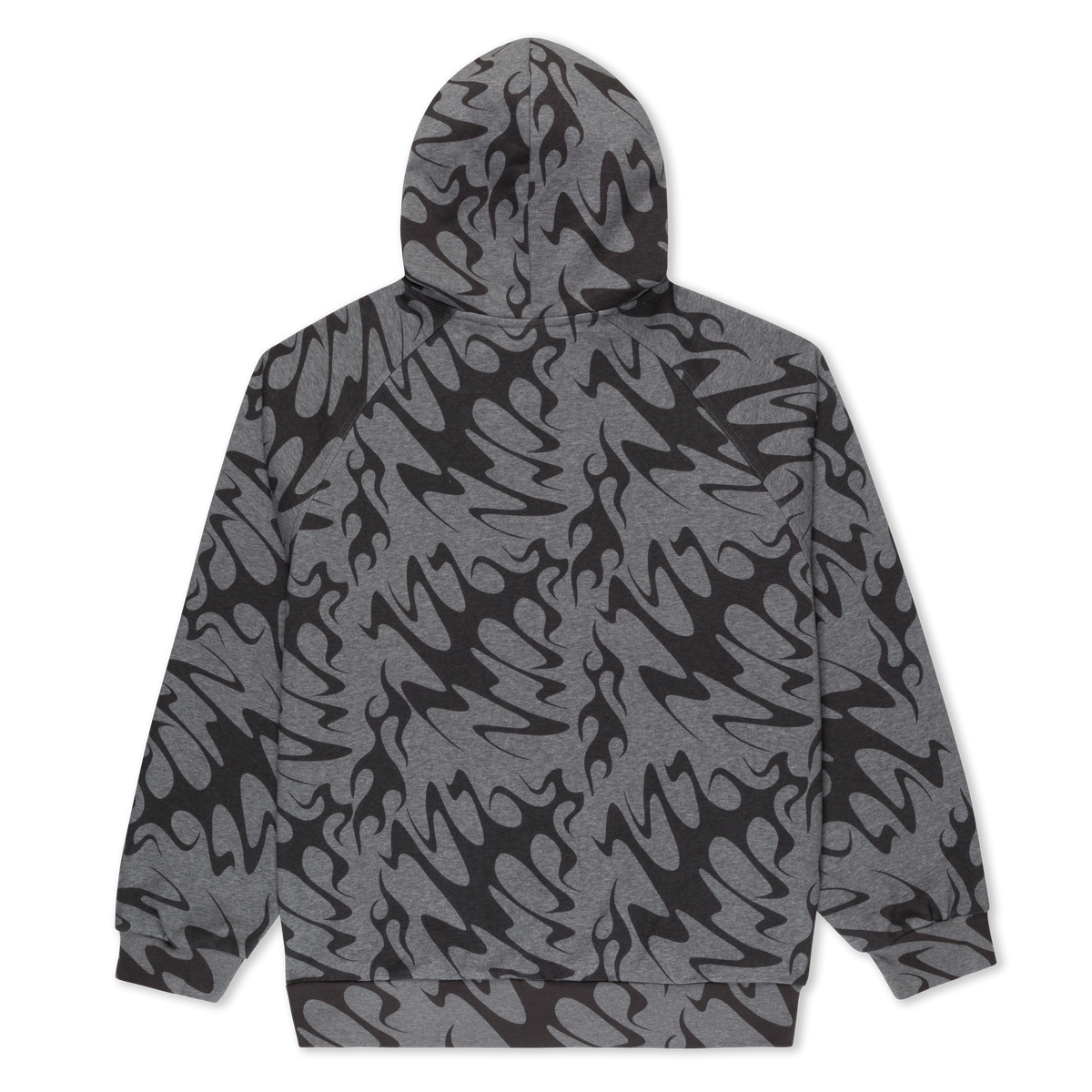 RIPNDIP Lakai + Ripndip Flame Zip Up Hoodie (Gray)