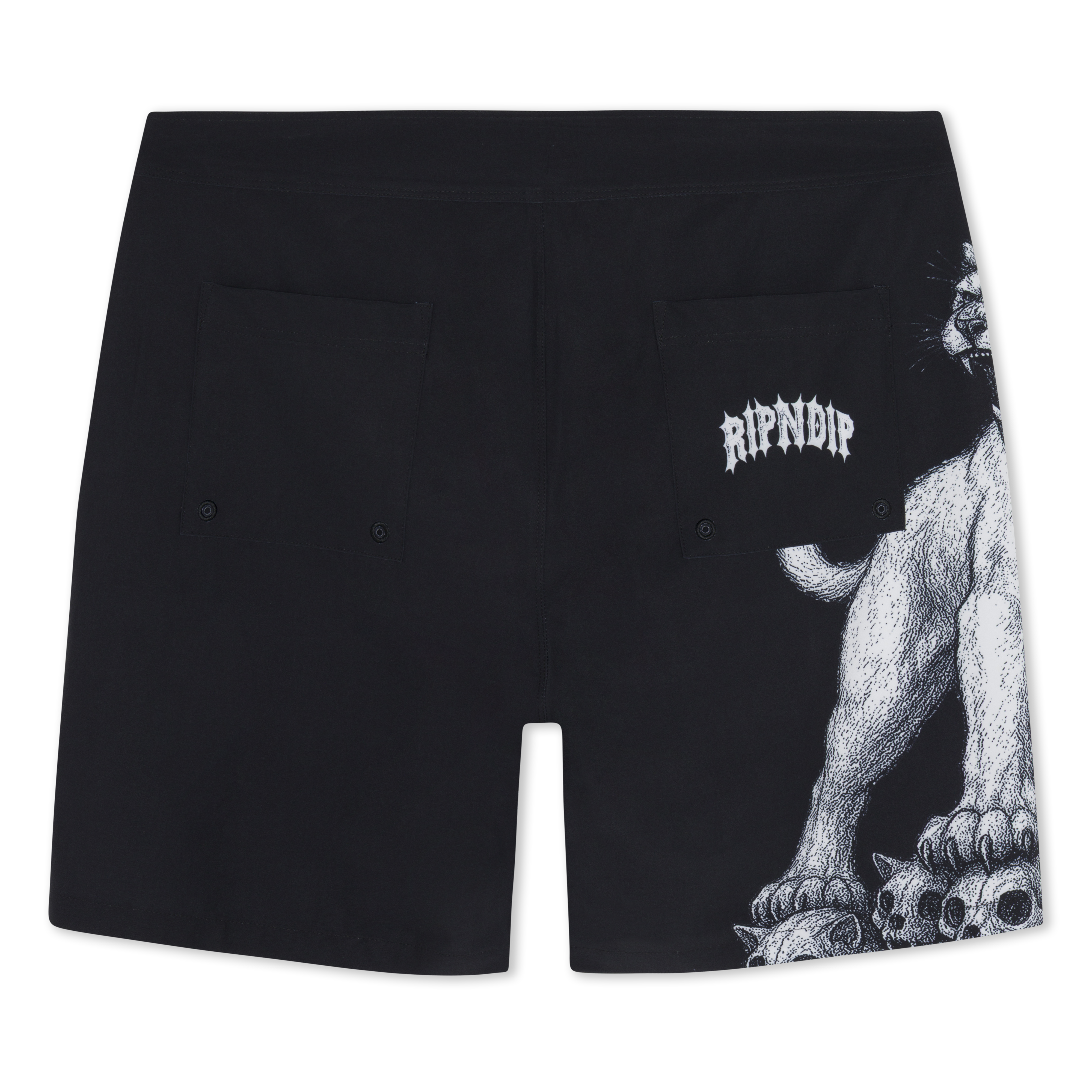 RIPNDIP Wasteland Swim Shorts (Black)