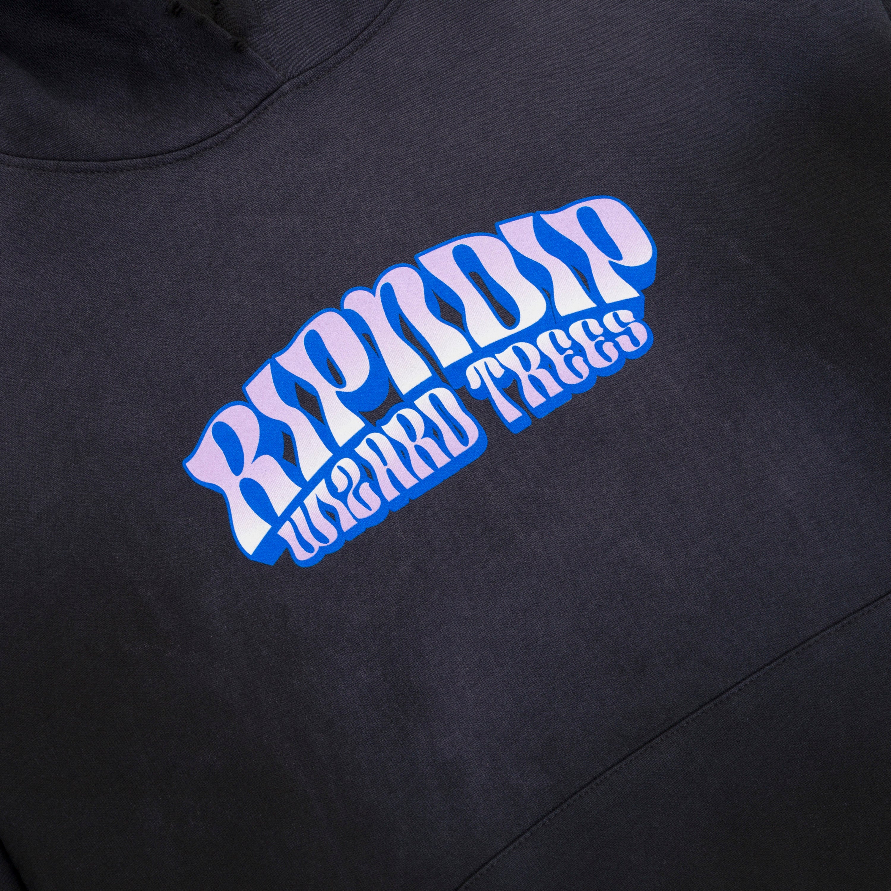 Ripndip Wizard Trees Riding High Hoodie (Washed Black)