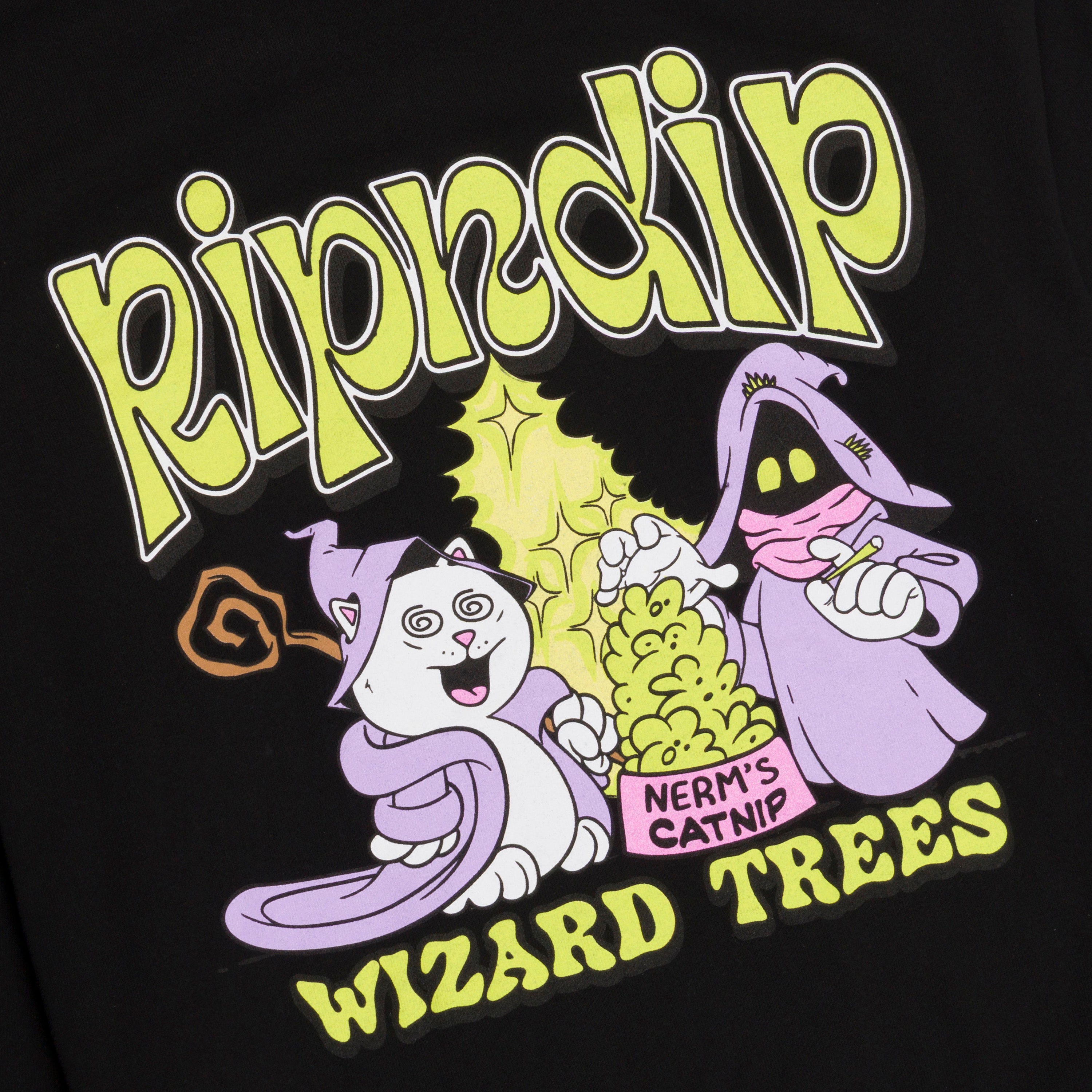 Ripndip Wizard Trees Catnip Hoodie (Black)