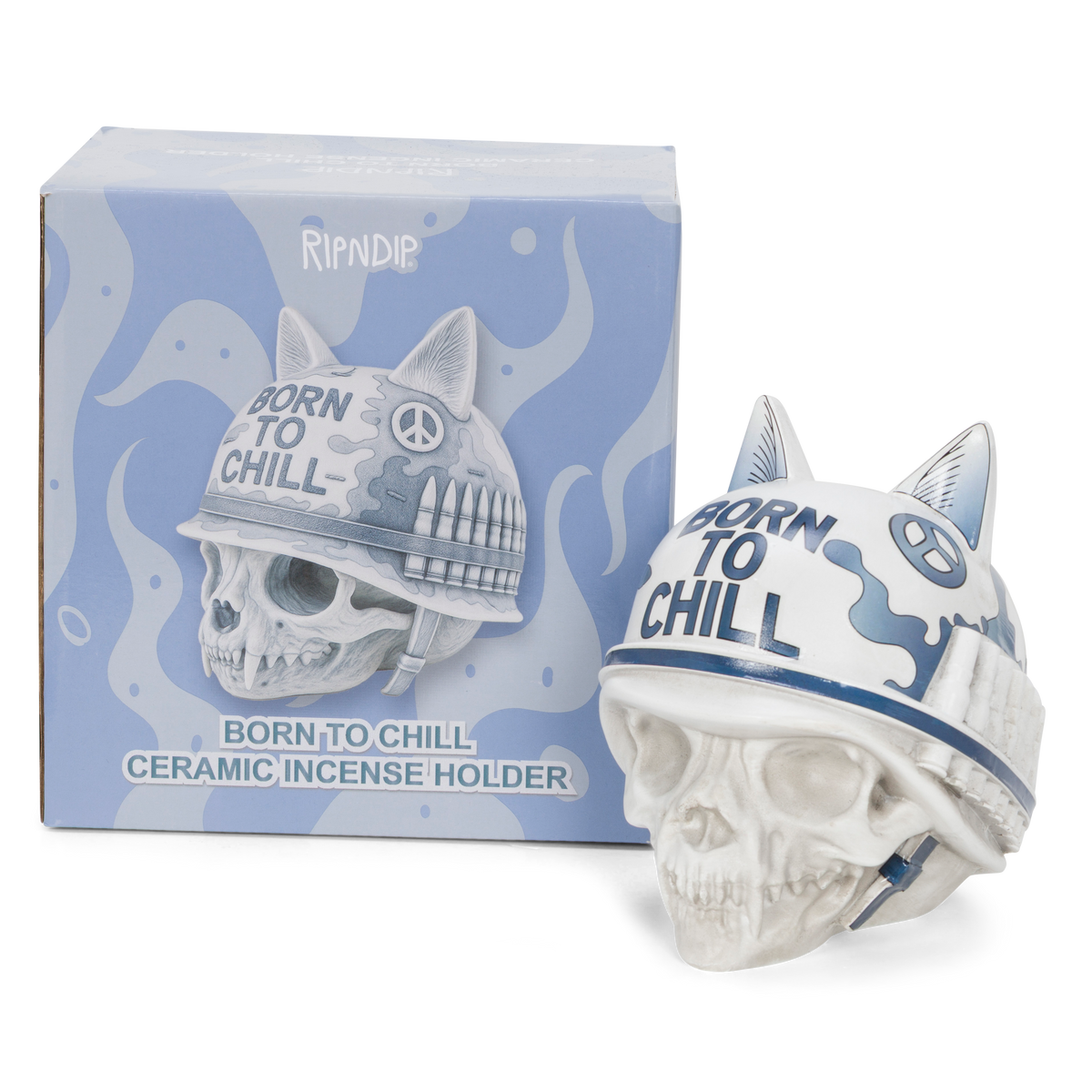 小物 Born To Chill Ceramic Incense Holder IMG_4002.png?v=1769464149&