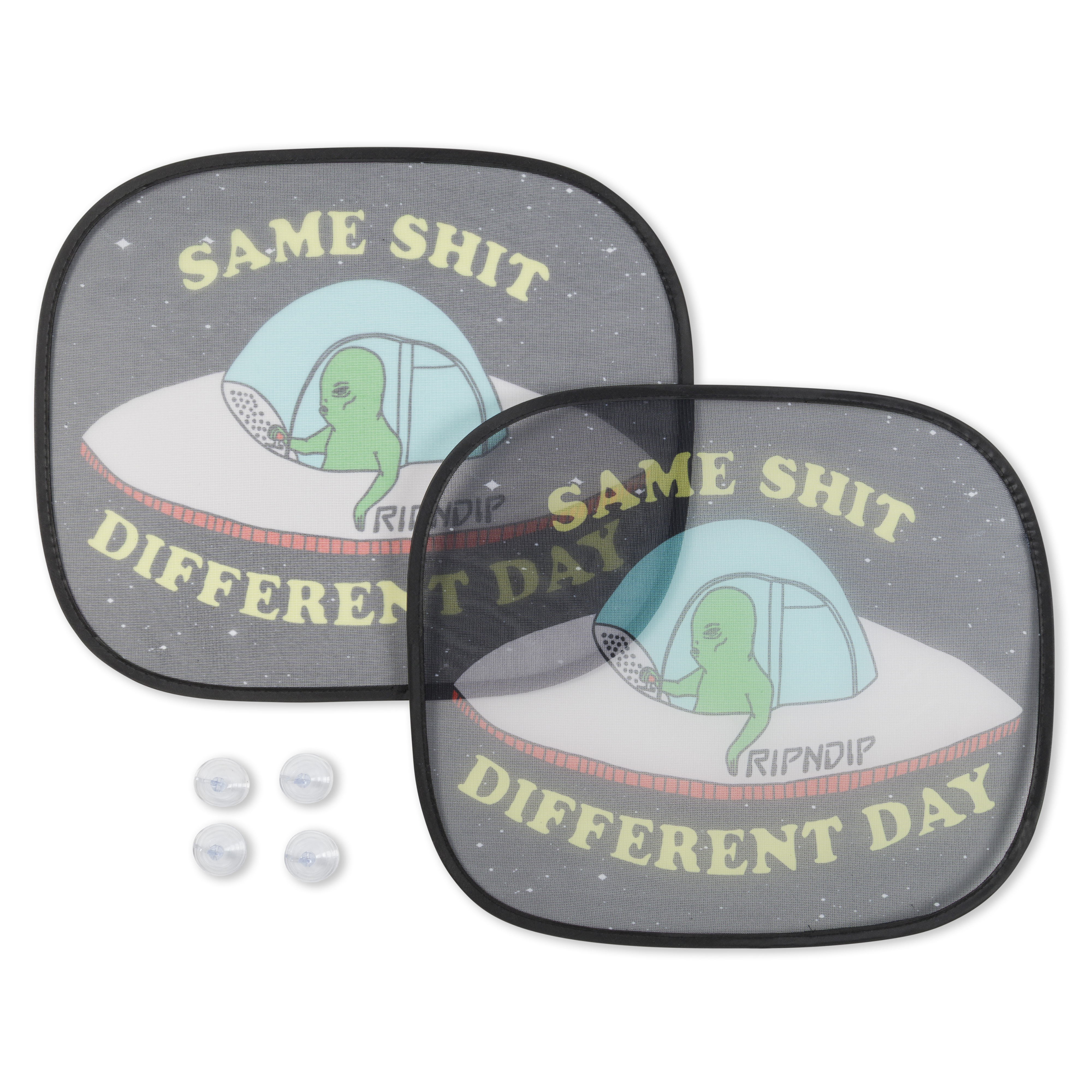 RIPNDIP Same Shit Different Day Window Shade (Black)