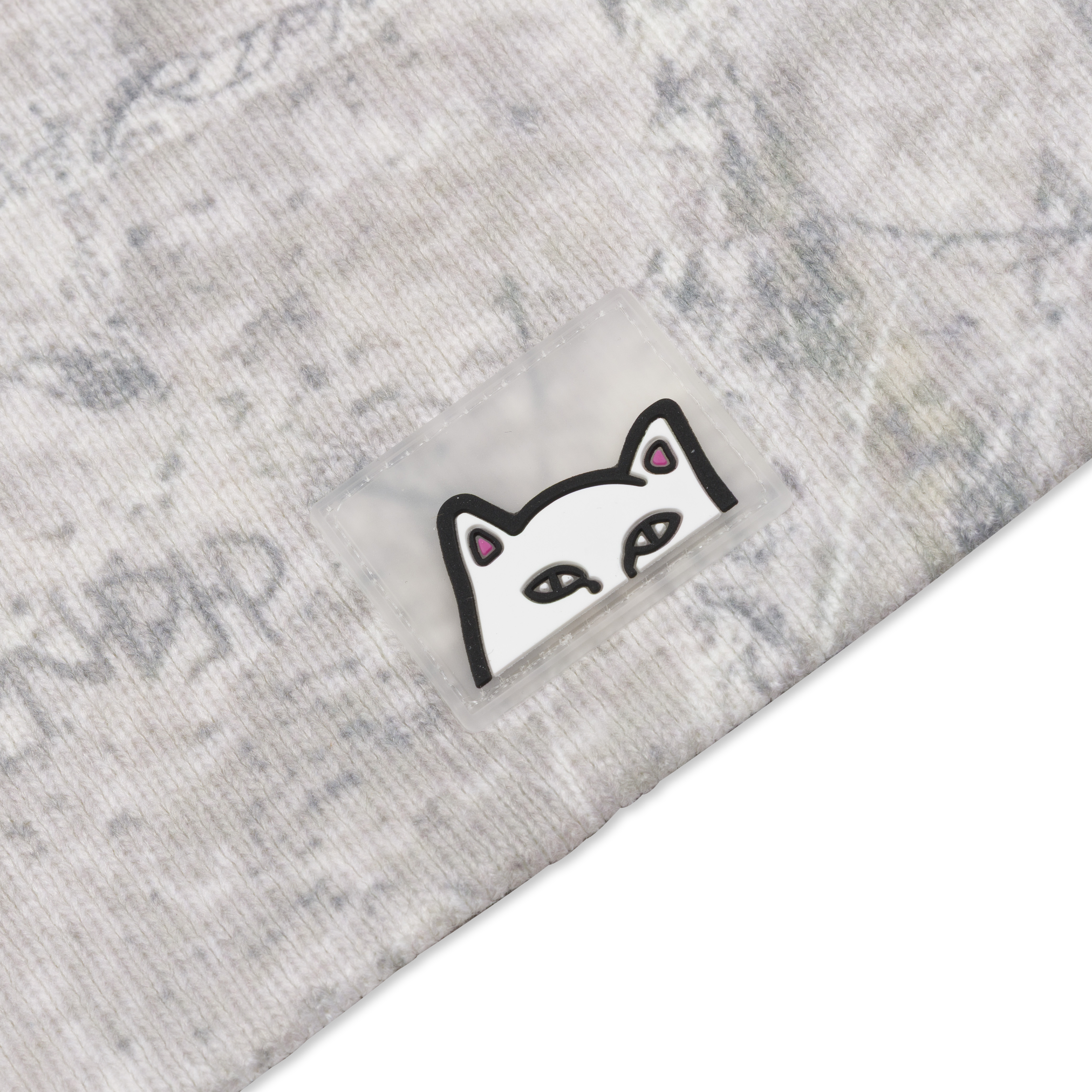 RIPNDIP Peeking Nermal Skull Beanie (Nerm Tree Camo)