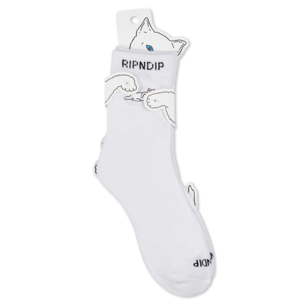 RIPNDIP Castanza Mid Socks (White)