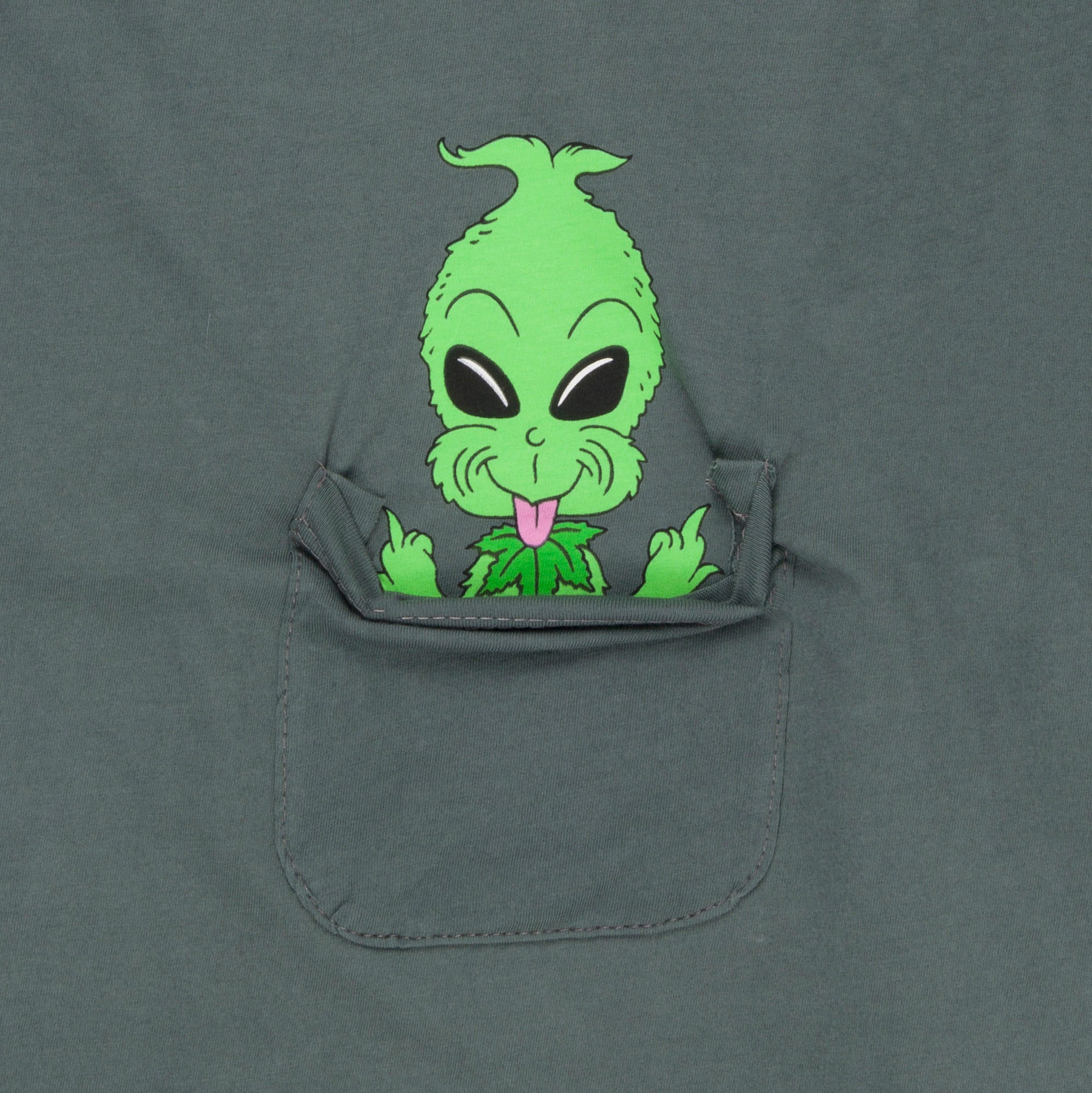 RIPNDIP Bah Humbug Pocket Tee (Charcoal)