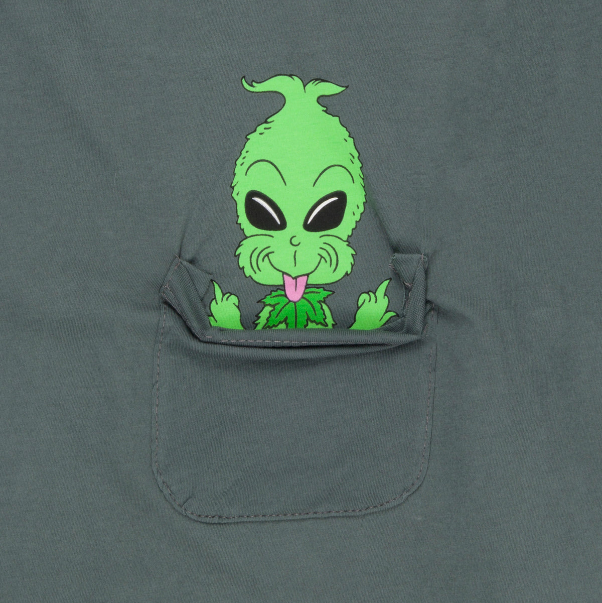 RIPNDIP Bah Humbug Pocket Tee (Charcoal)