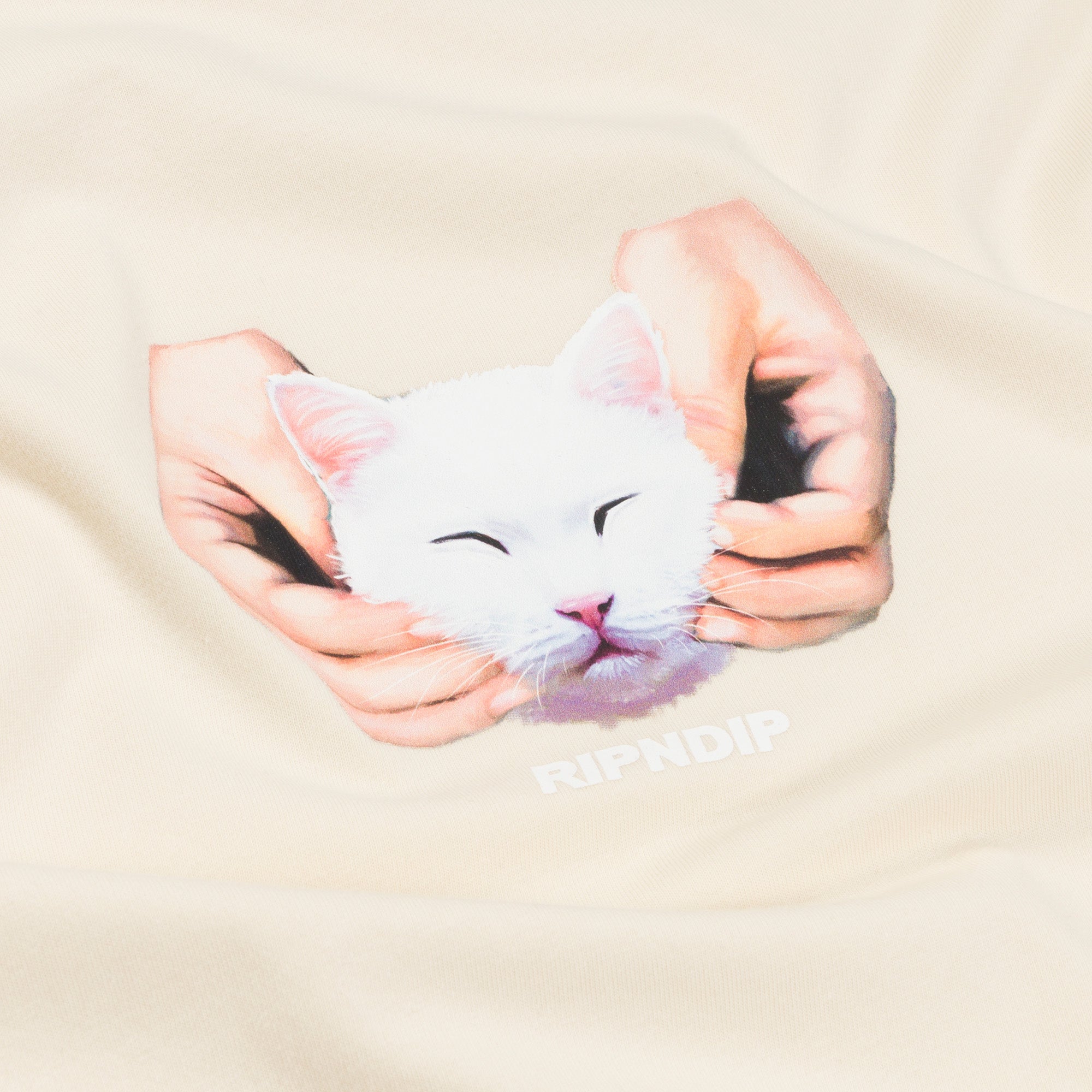 RIPNDIP Happy Kitty Tee (Natural)