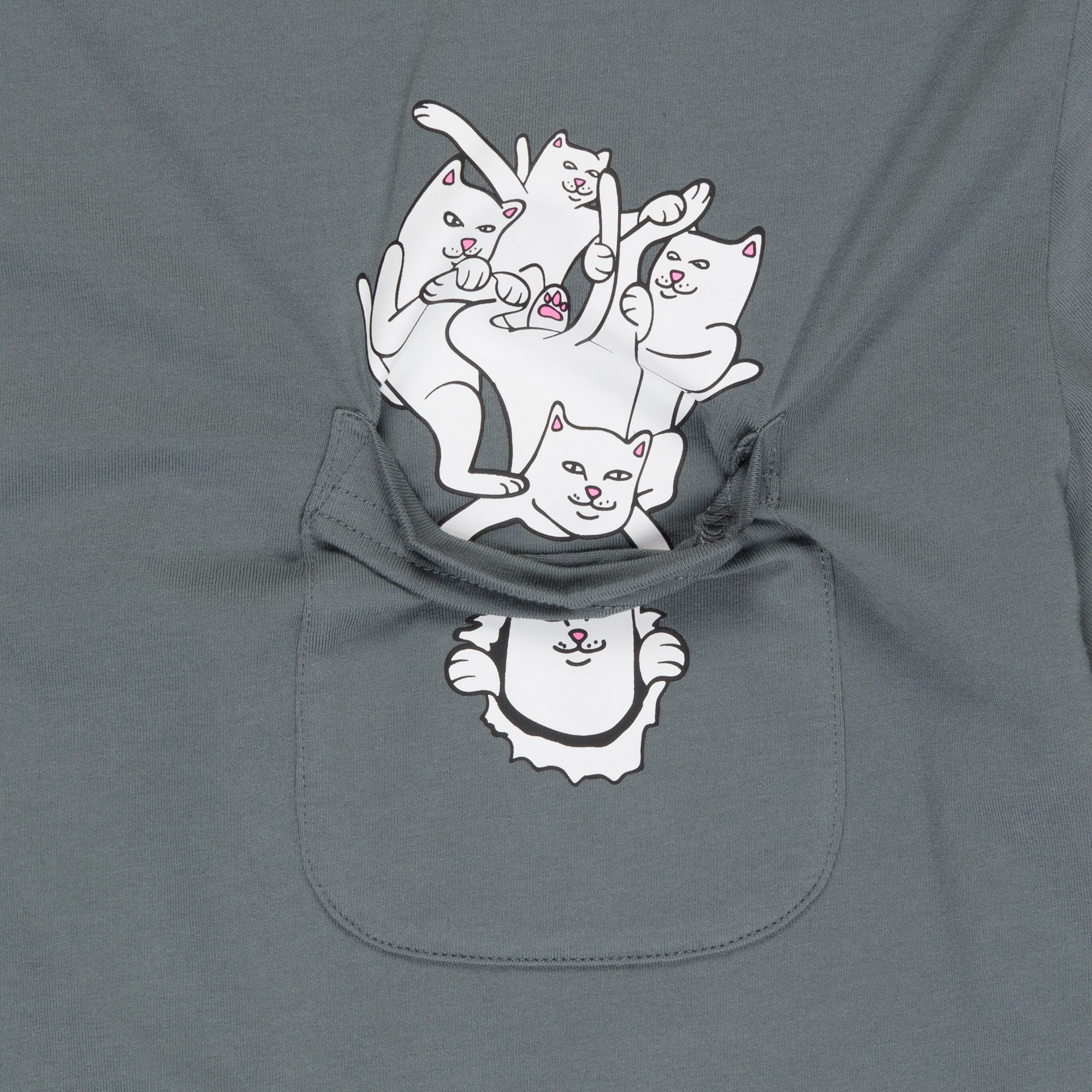 RIPNDIP Nermaniac Pocket Tee (Charcoal)