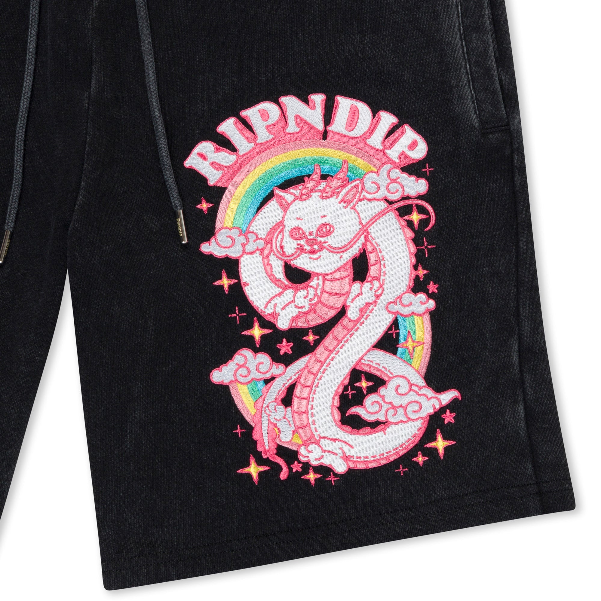 RIPNDIP Fantasy Nerm Sweatshorts (Black)