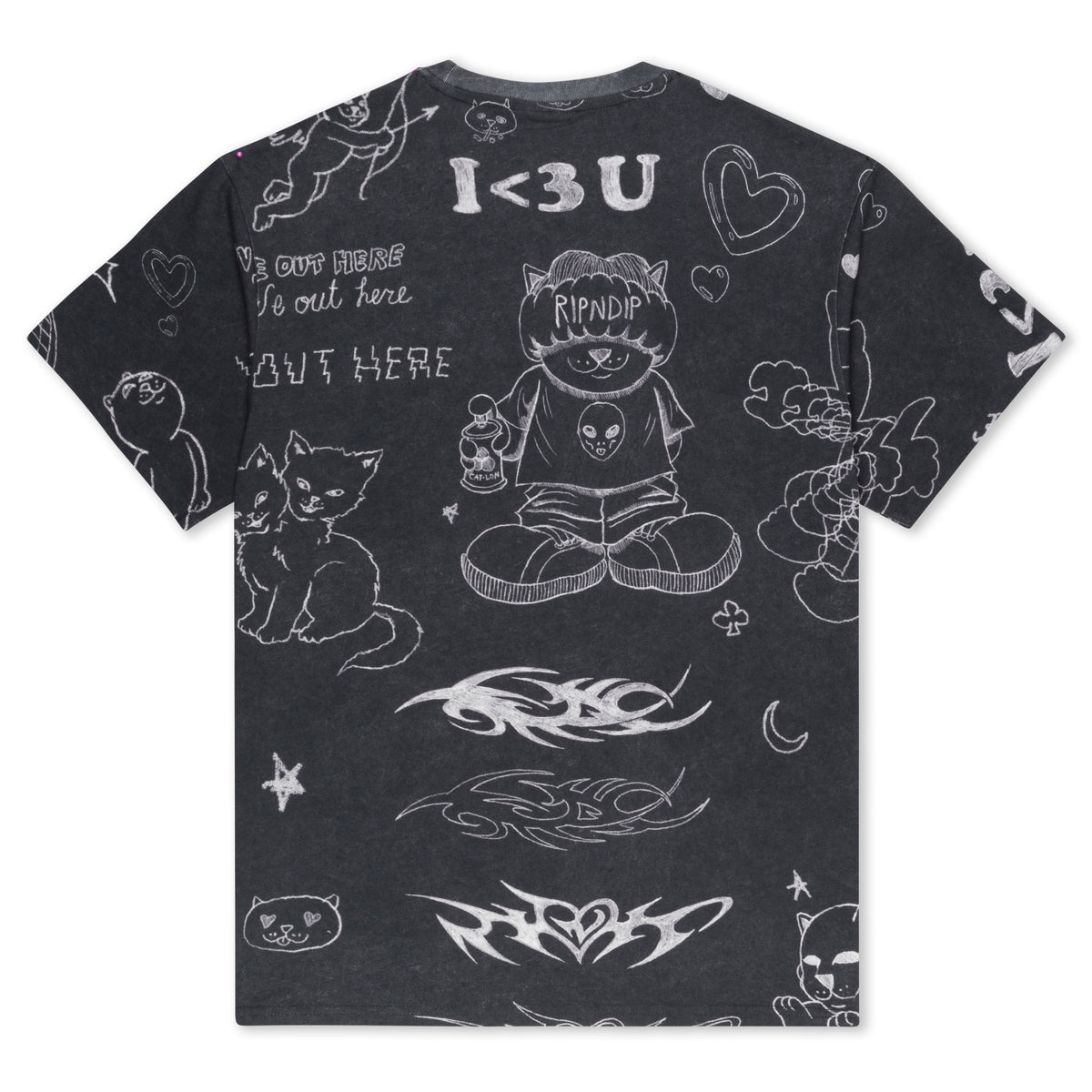 RIPNDIP Nermal Domination Tee (Black Wash)