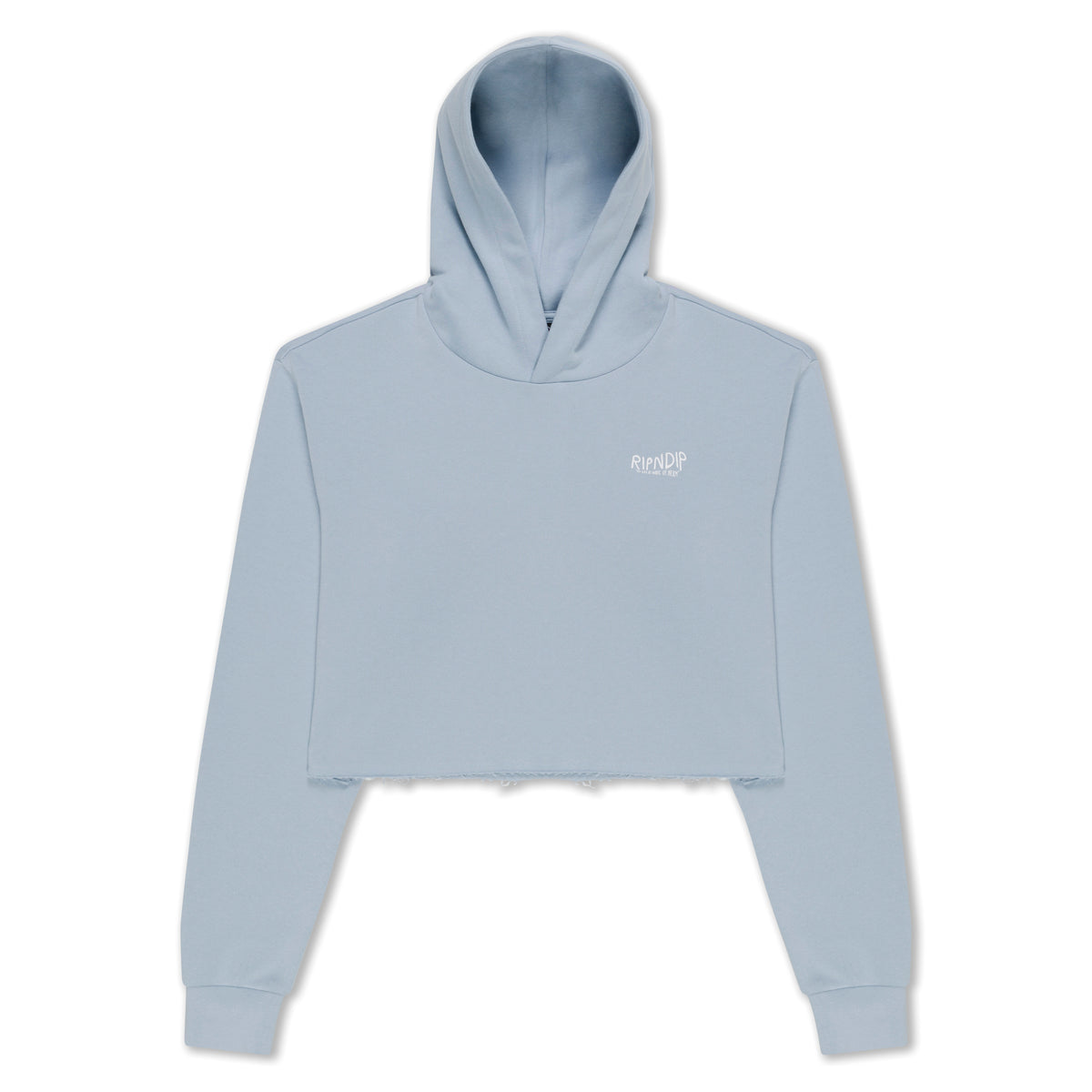 RIPNDIP Great Wave Cropped Hoodie (Powder Blue)