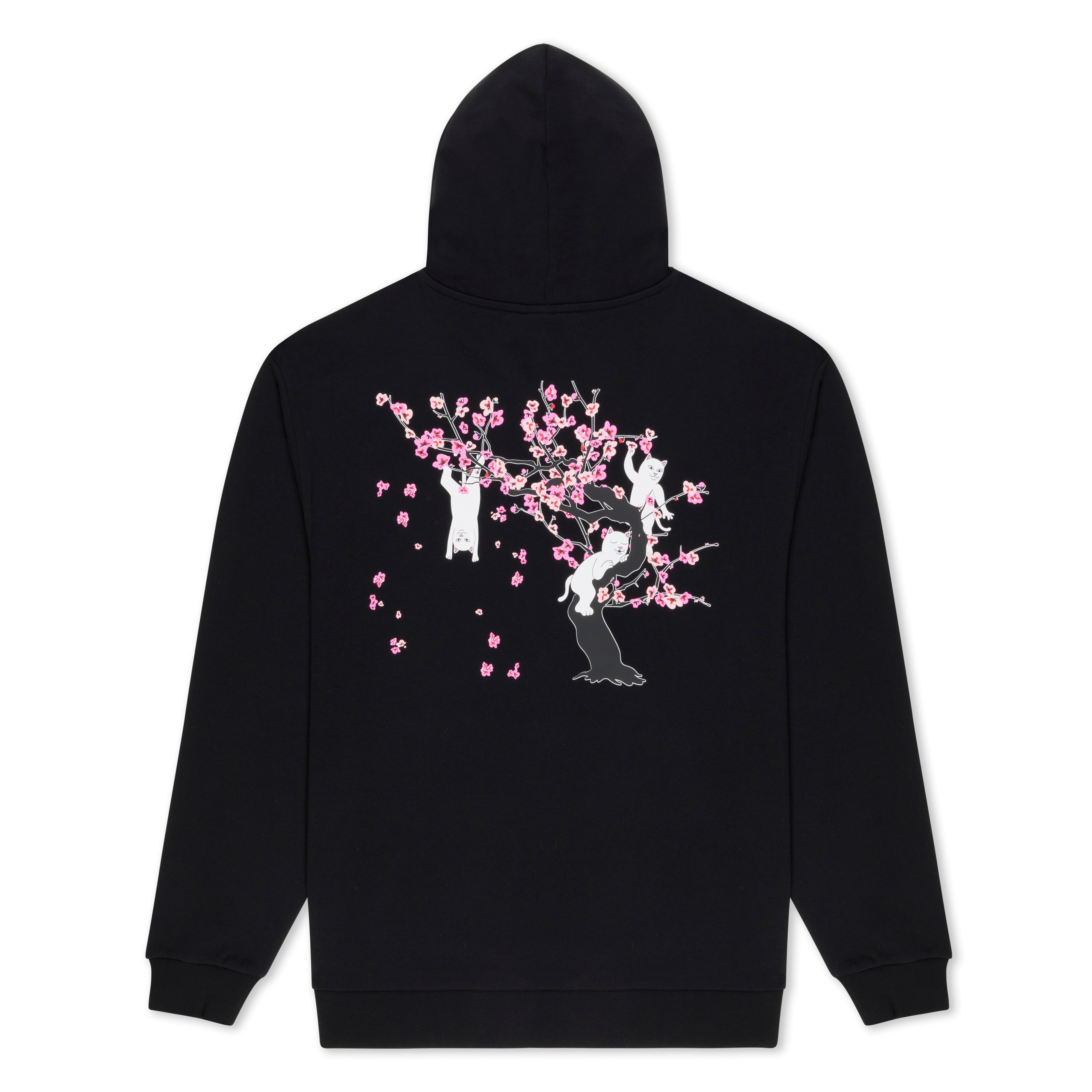 Cherry Blossom Hoodie (Black) – RIPNDIP
