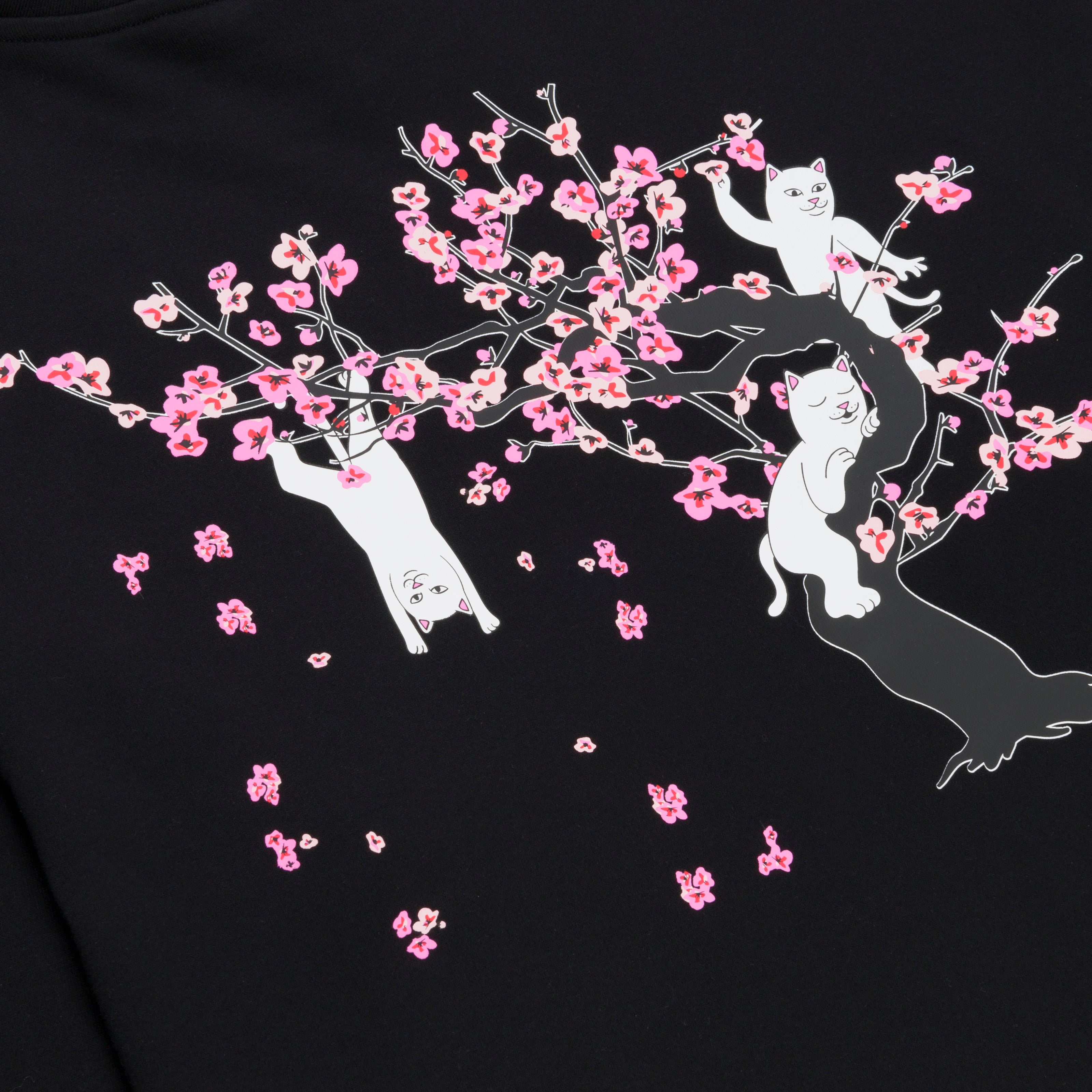 Cherry Blossom Hoodie (Black) – RIPNDIP