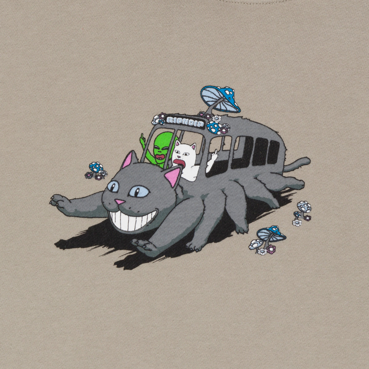 RIPNDIP Adventure Bus Hoodie (Cement)