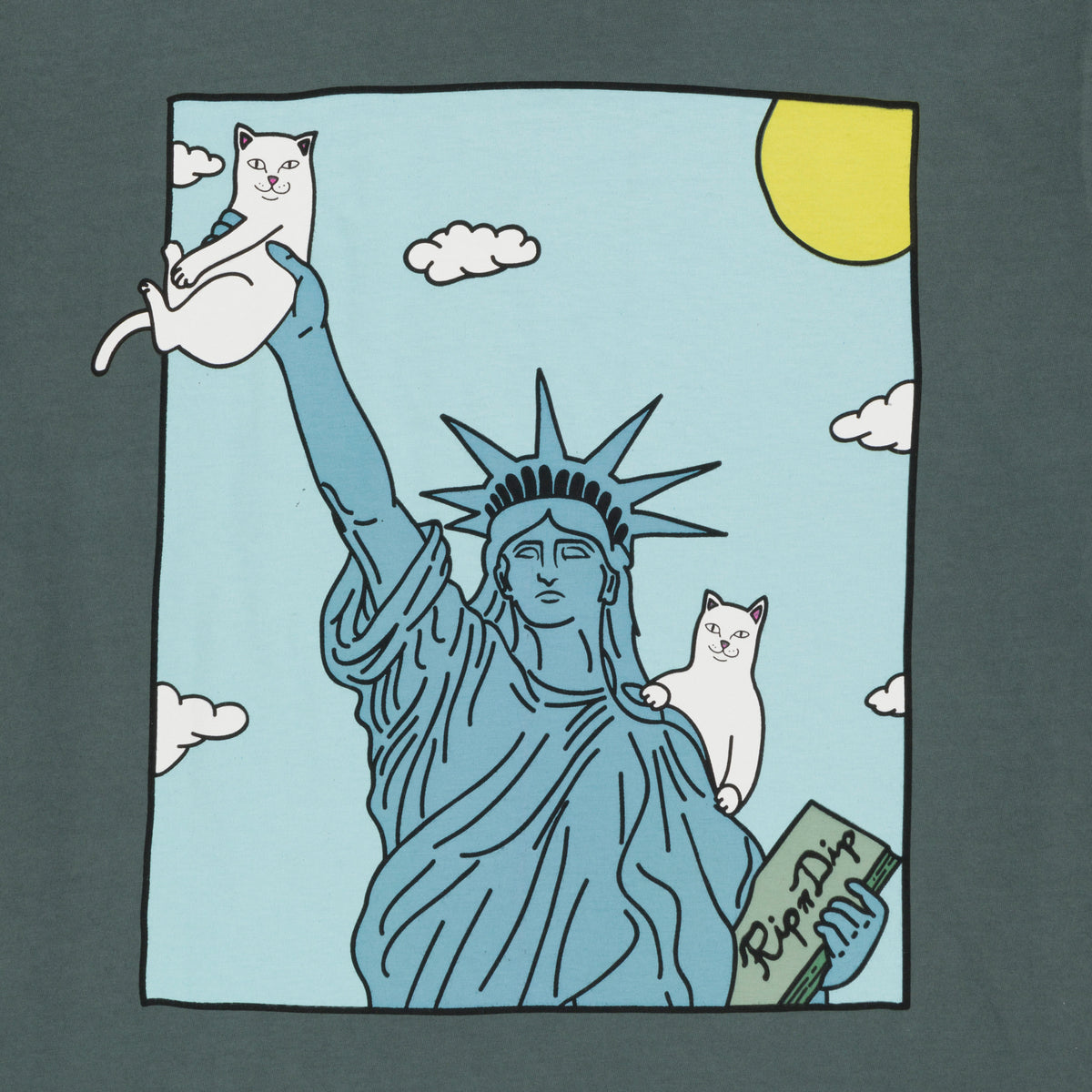 RIPNDIP Liberty Pocket Tee (Charcoal)