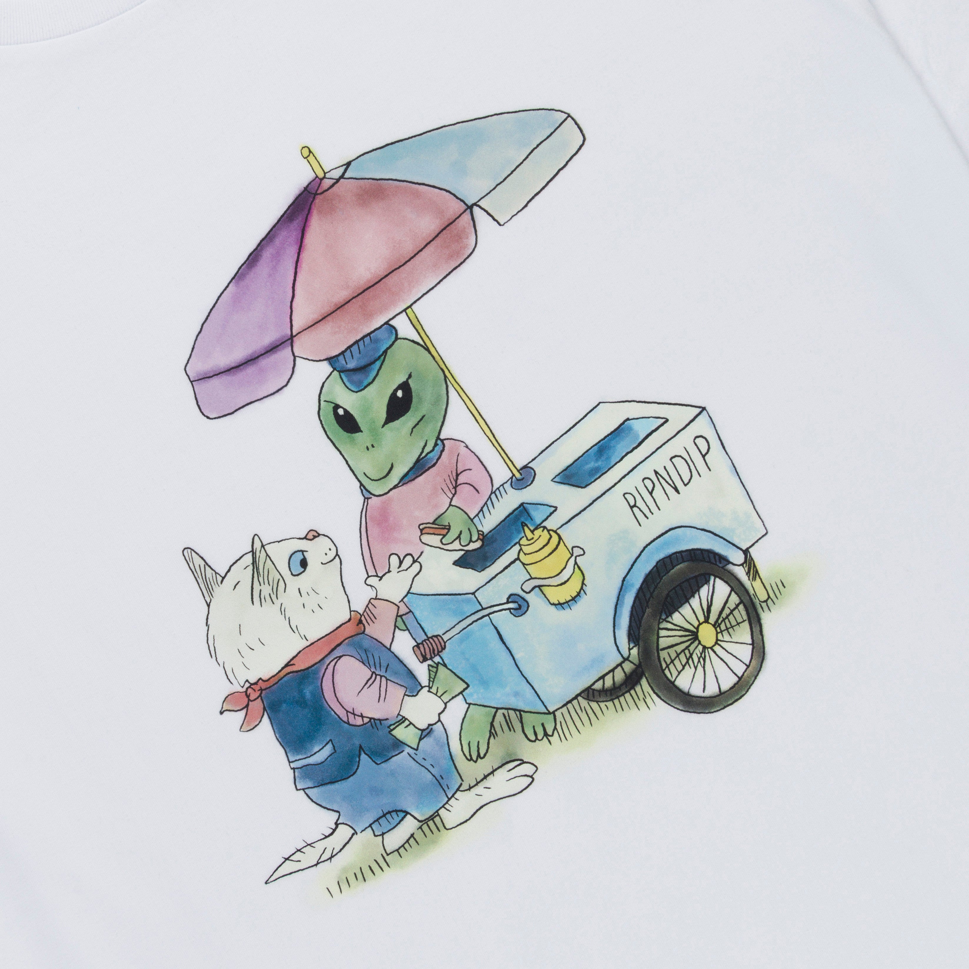 Nerm Frios Tee (White) – RIPNDIP