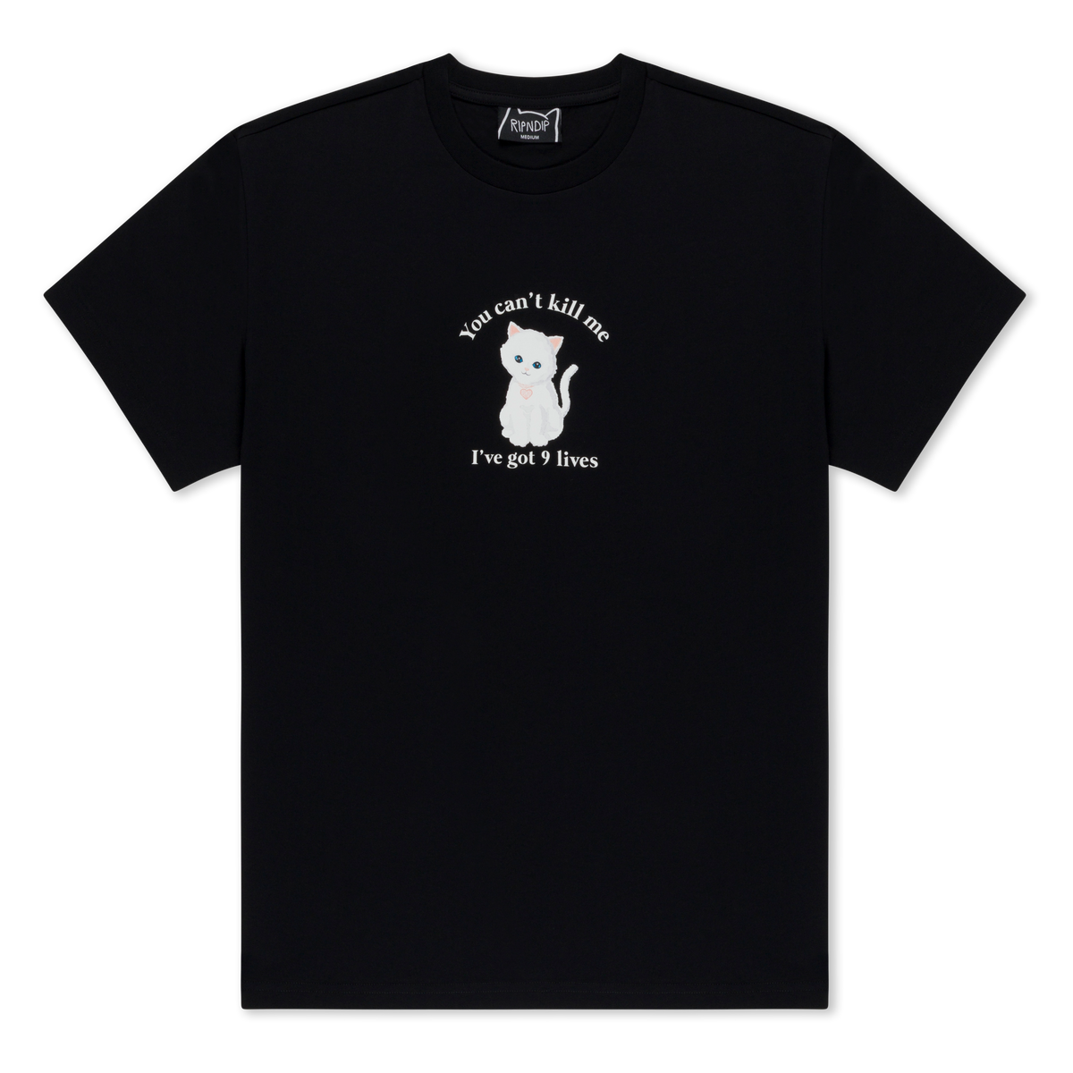 RIPNDIP 9 Lives Tee (Black)