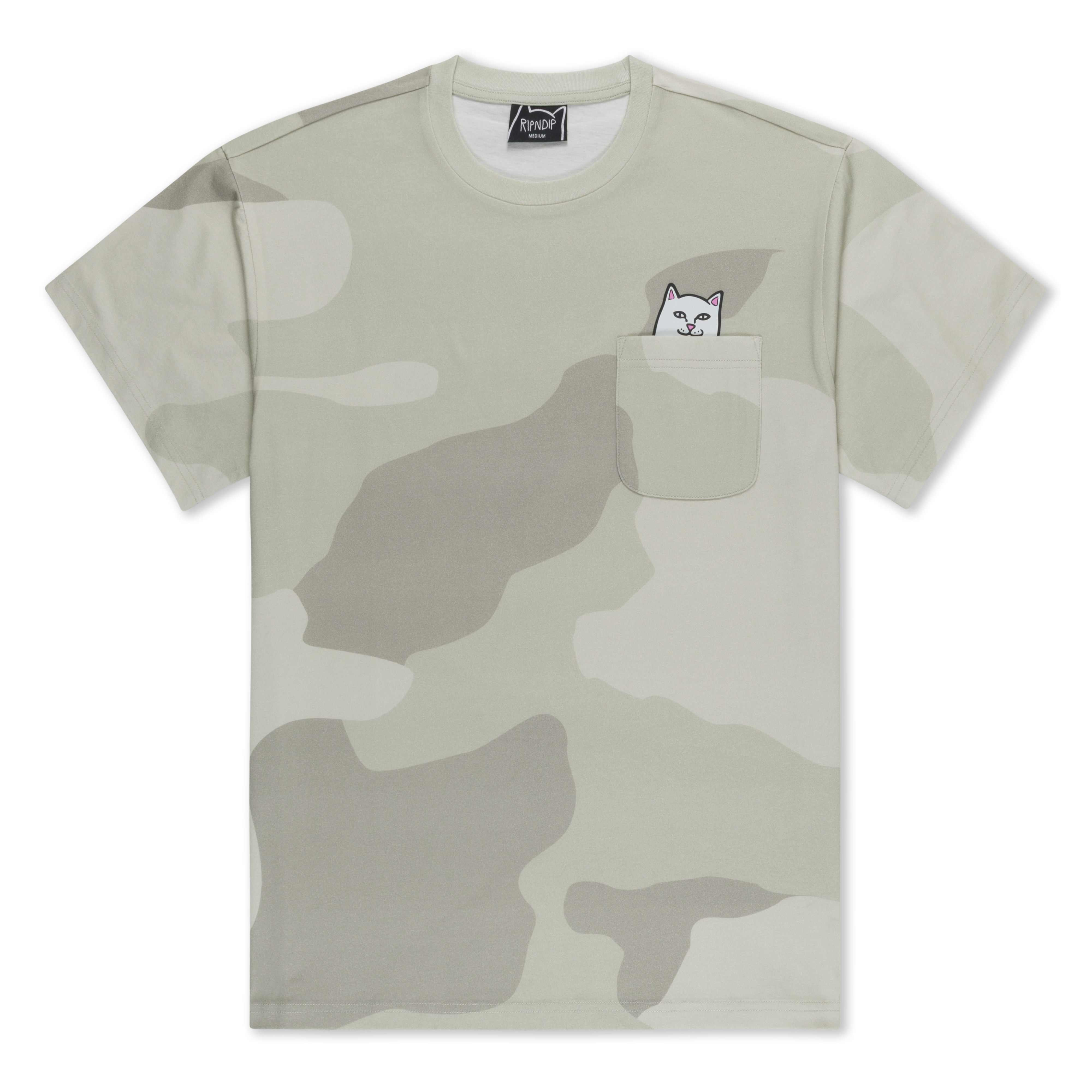 RIPNDIP Lord Nermal Pocket Tee (Bone Graffiti Camo)