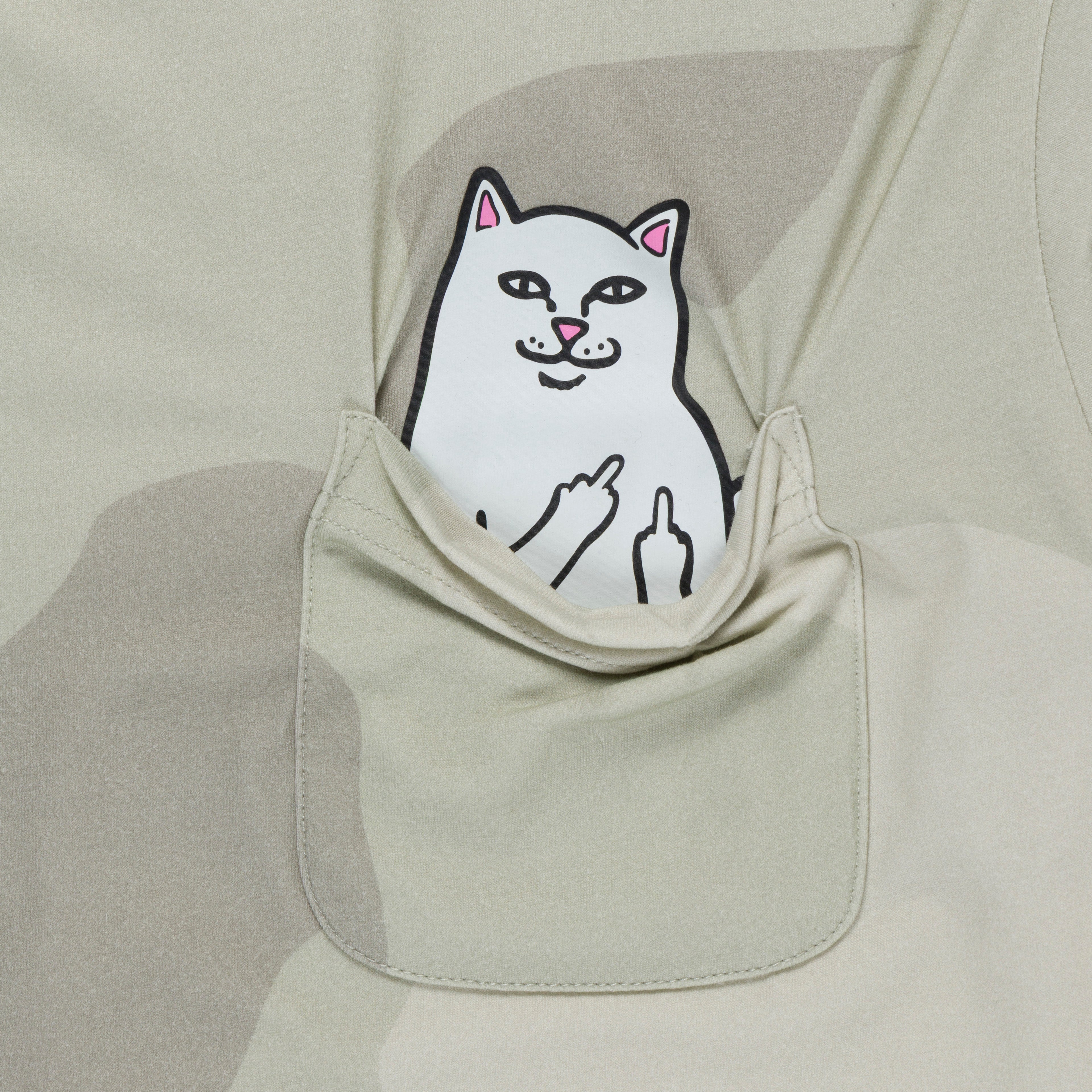 RIPNDIP Lord Nermal Pocket Tee (Bone Graffiti Camo)