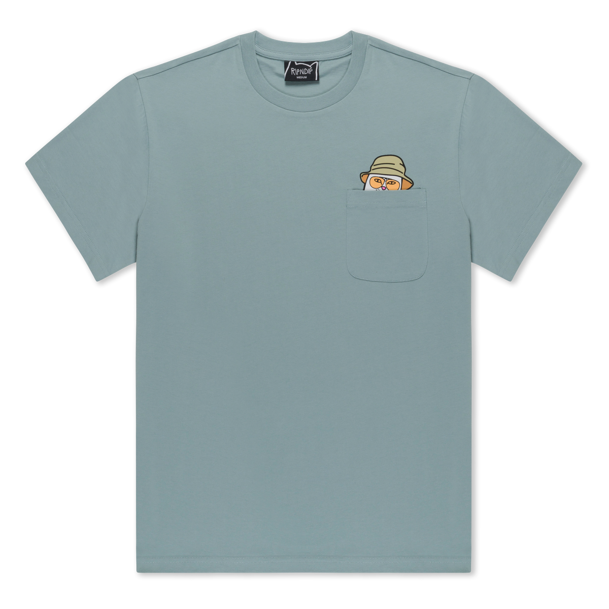 RIPNDIP Nermal S Thompson Pocket Tee (Silver Blue)