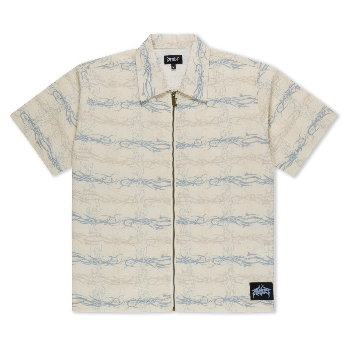 RIPNDIP Crosswired ZipUp (White)