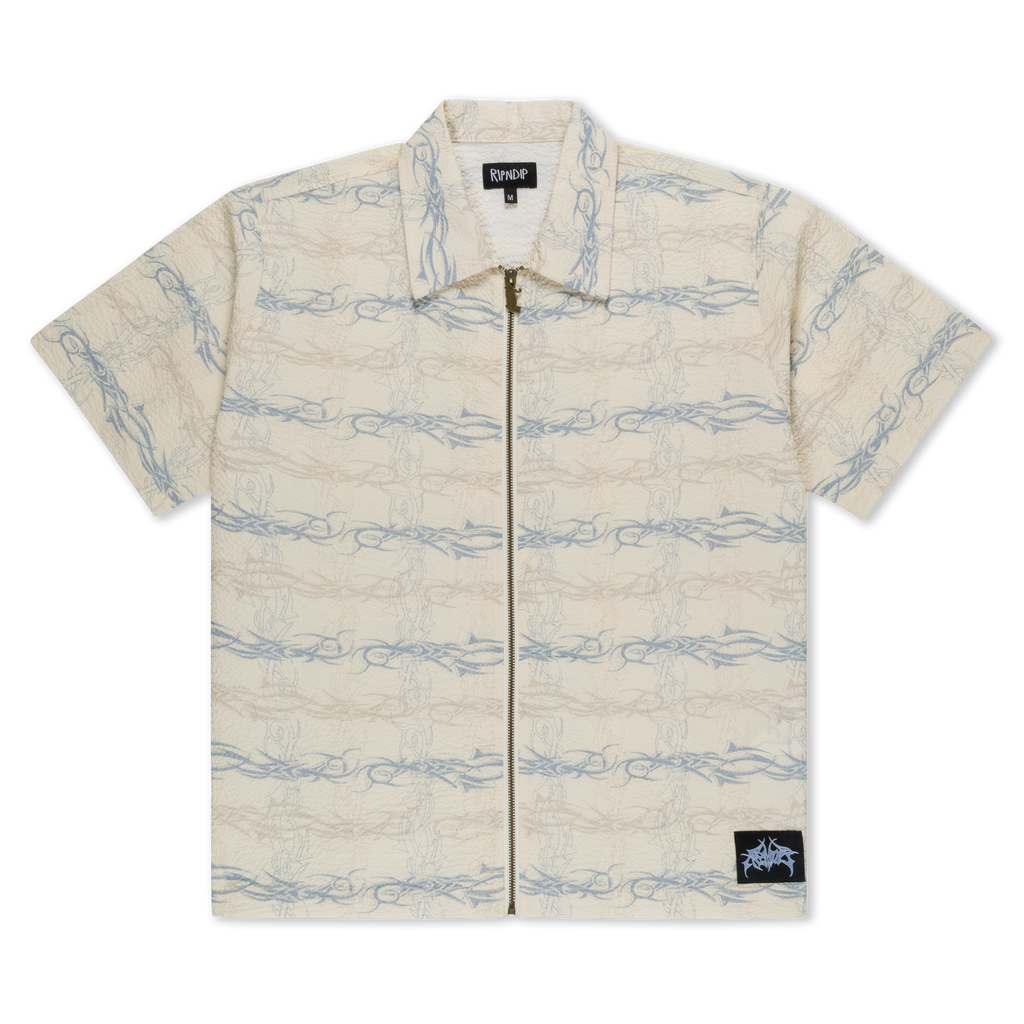 RIPNDIP 総柄 XLサイズ Crosswired ZipUp (White) – RIPNDIP