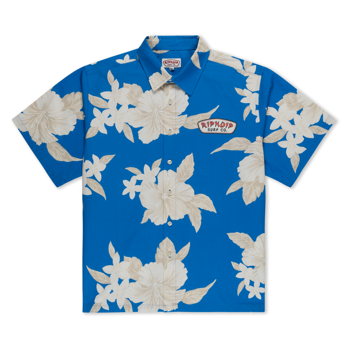 RIPNDIP RIPNDIP Surf Co Button Up (Blue / Cream)