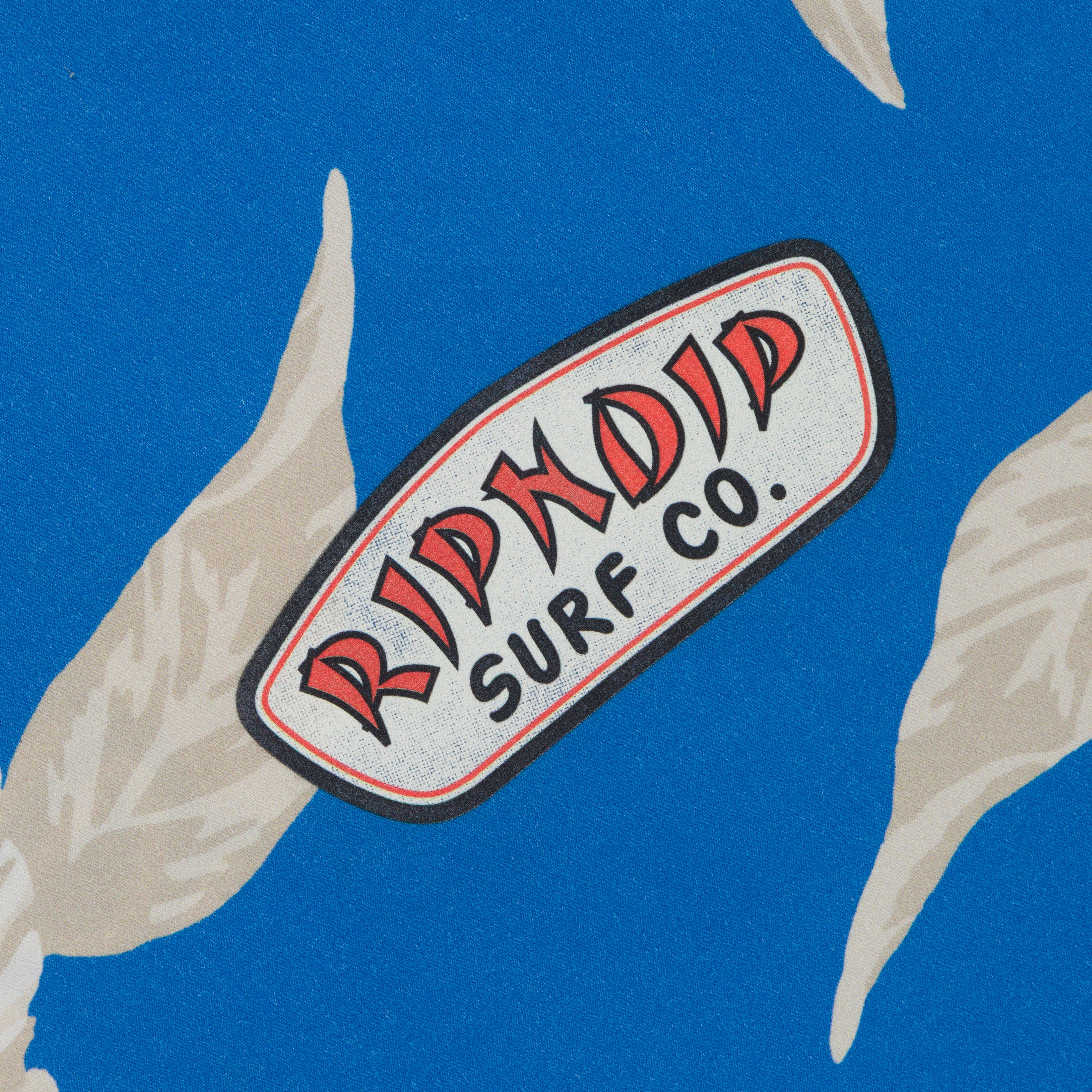 RIPNDIP RIPNDIP Surf Co Button Up (Blue / Cream)