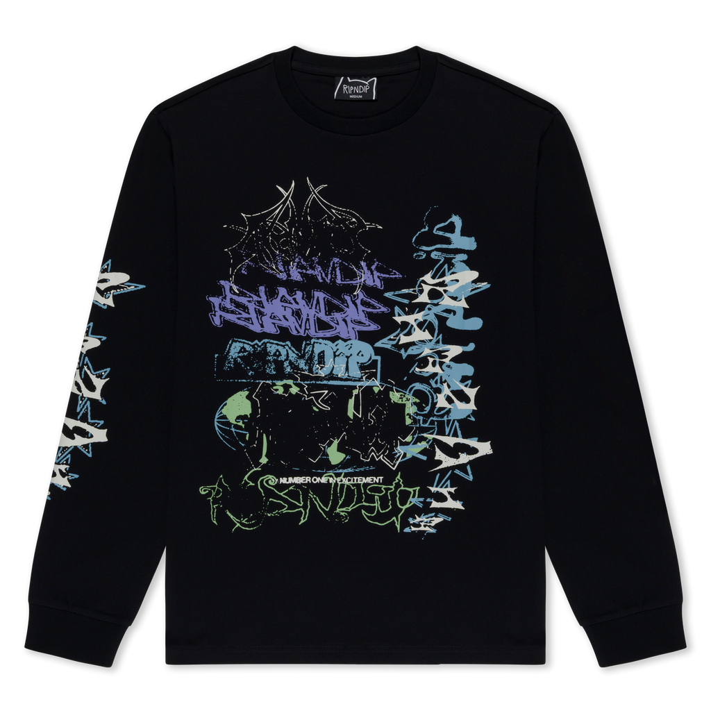 World Wide Madness Long Sleeve (Black) – RIPNDIP