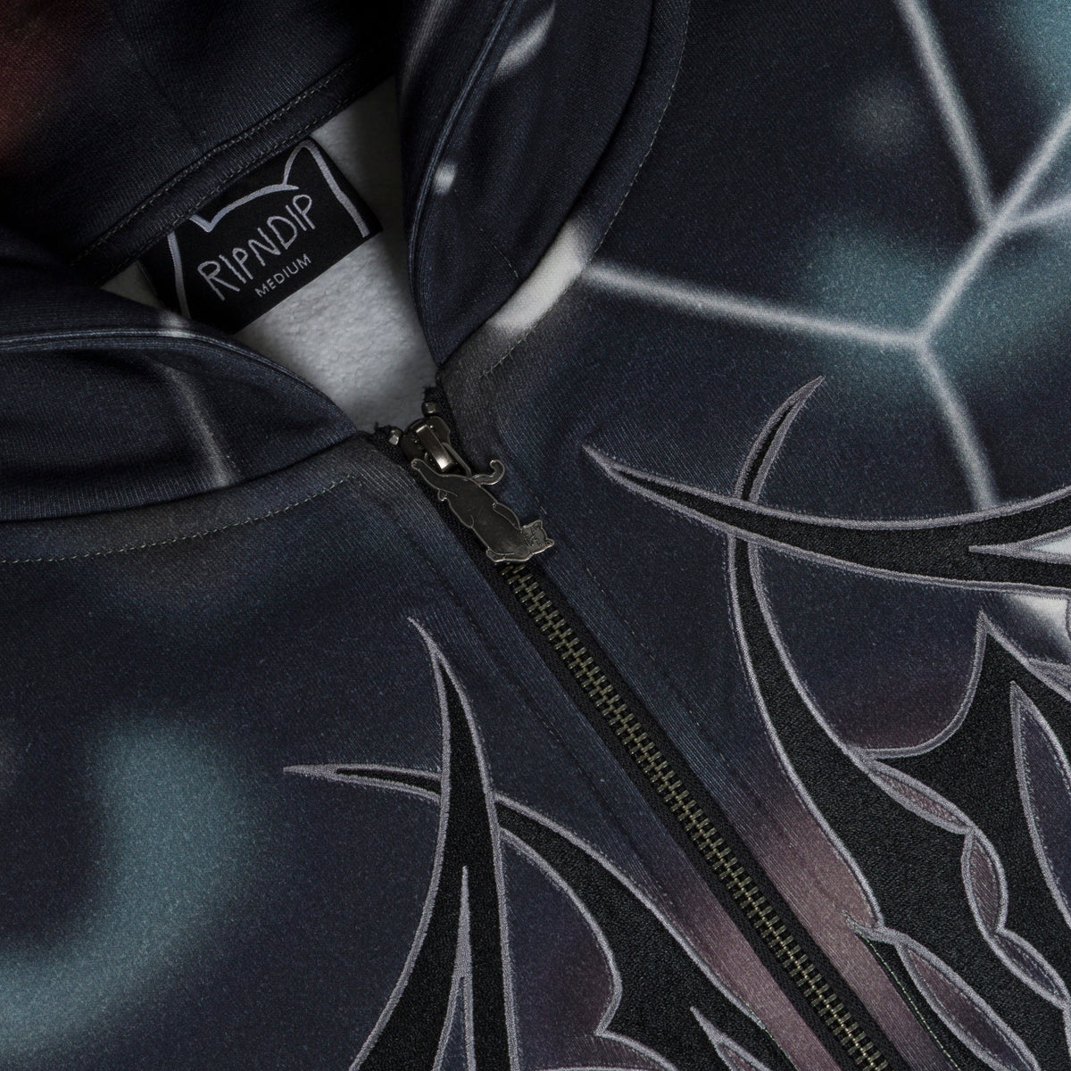 RIPNDIP Redemption Zip Up Hoodie (Black Multi)
