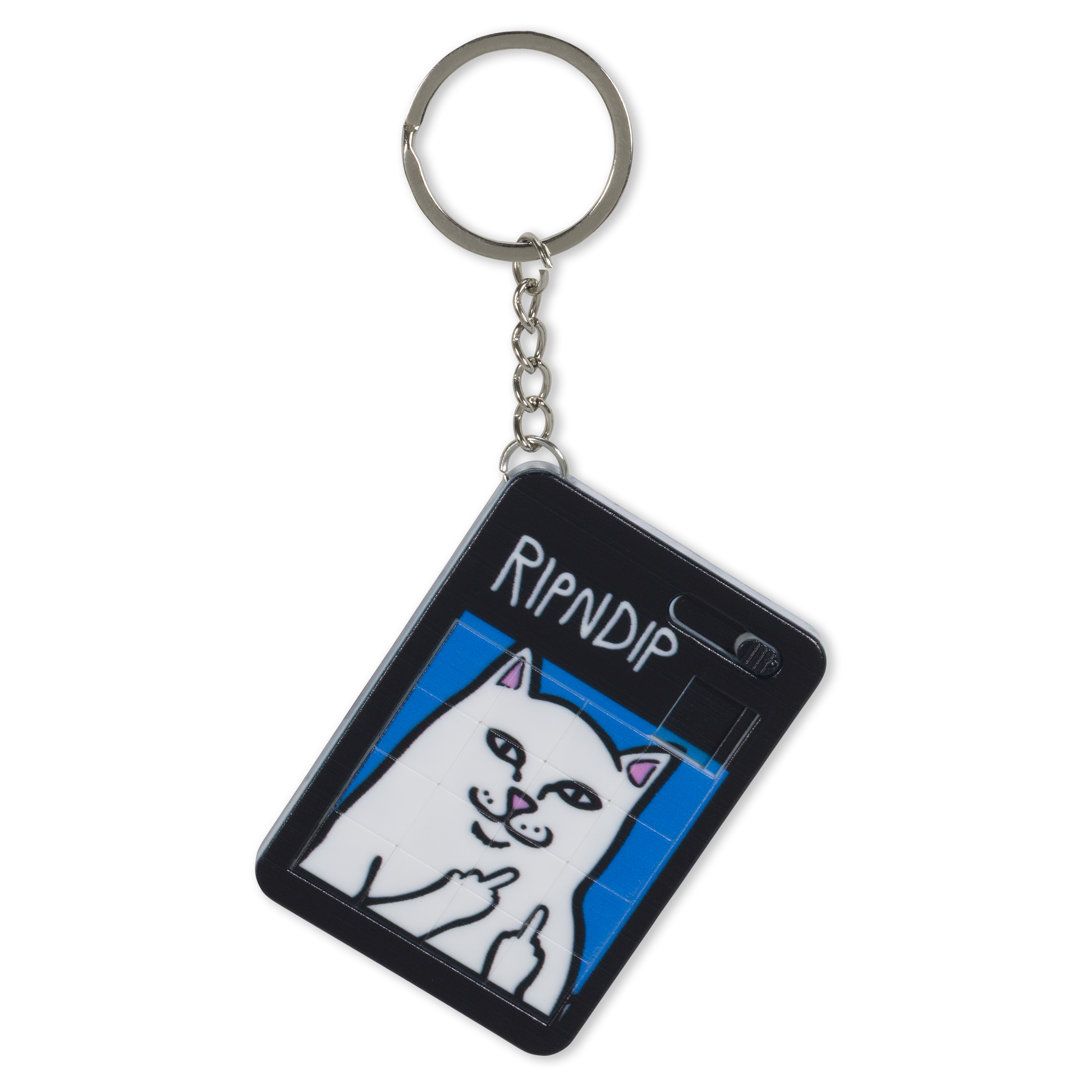 RIPNDIP Lord Nermal Puzzle Keychain (Black)