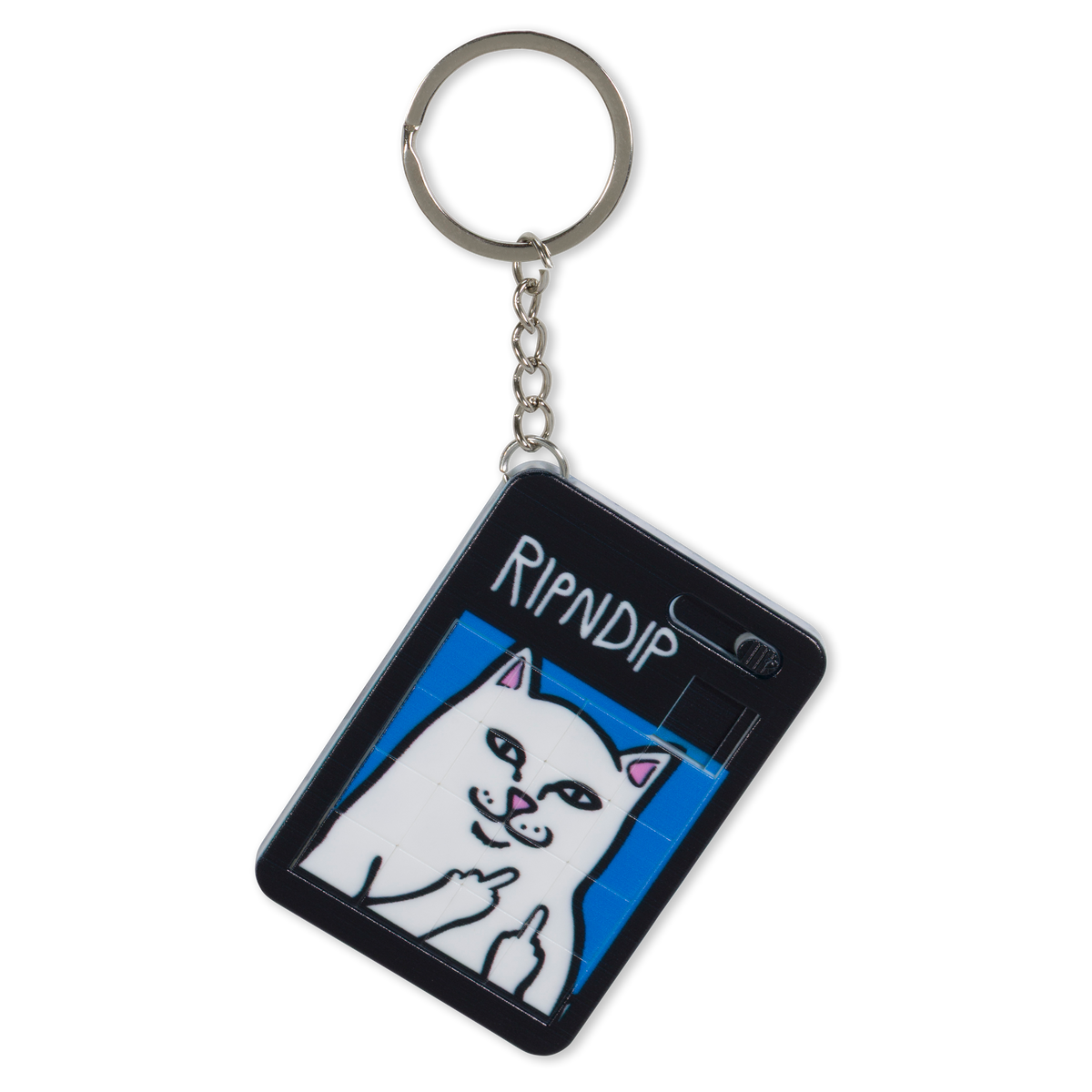 RIPNDIP Lord Nermal Puzzle Keychain (Black)