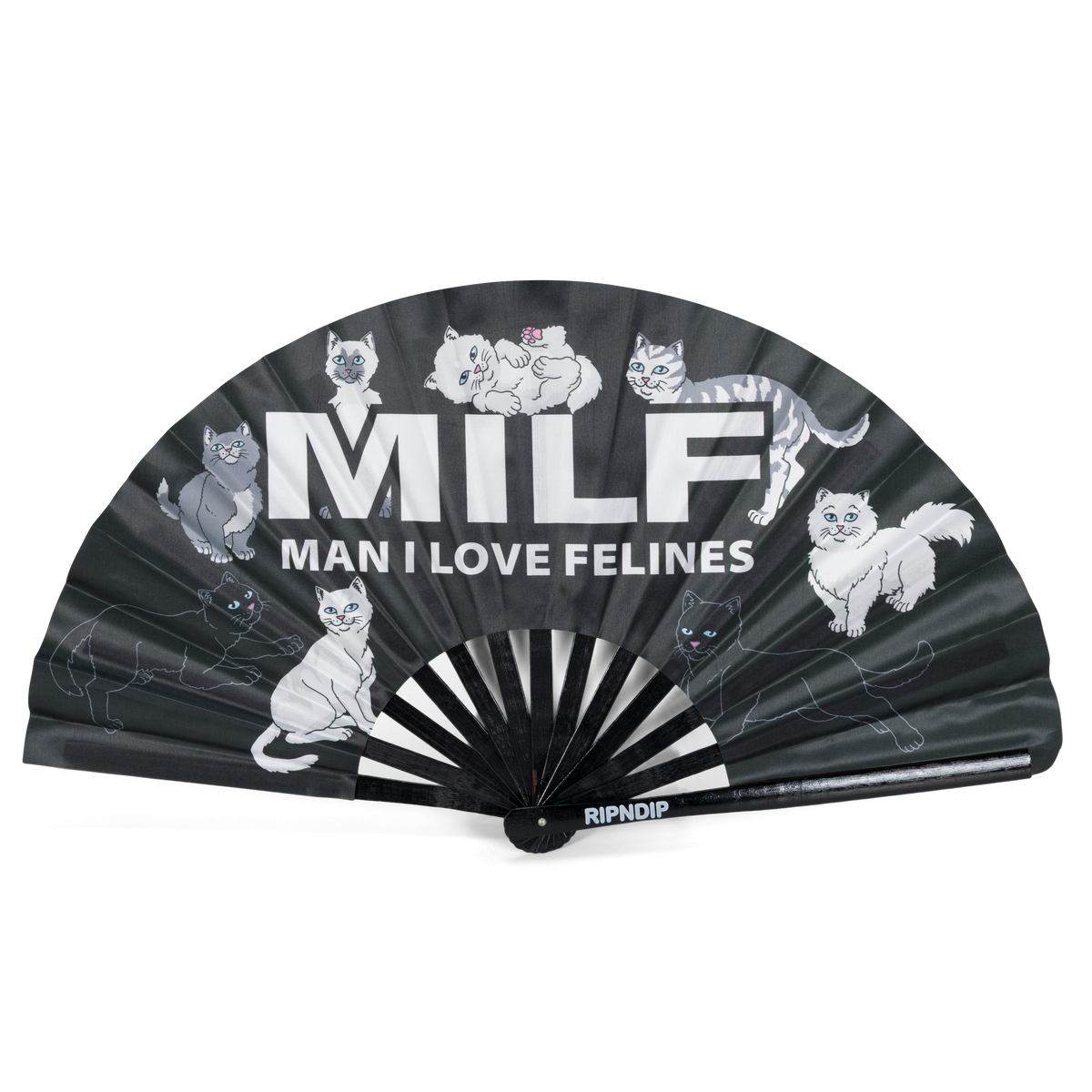 RIPNDIP Man I Love Felines Fan (Black)