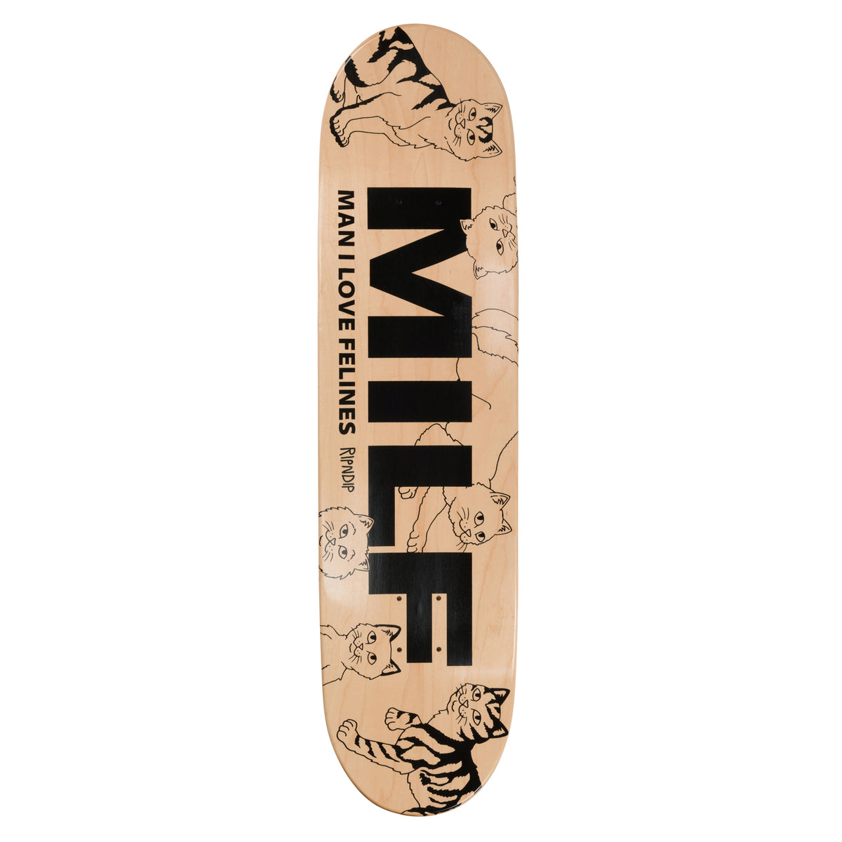 RIPNDIP Man I Love Felines Board (Black)