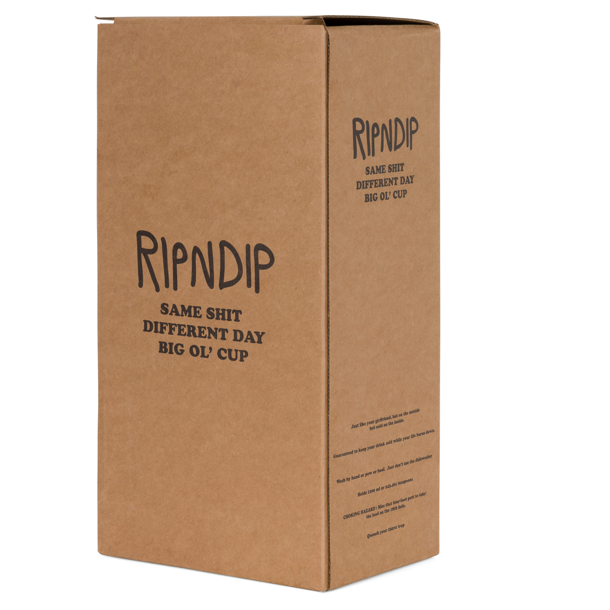 RIPNDIP Same Shit Different Day Big Ol Cup Tumbler (Black)