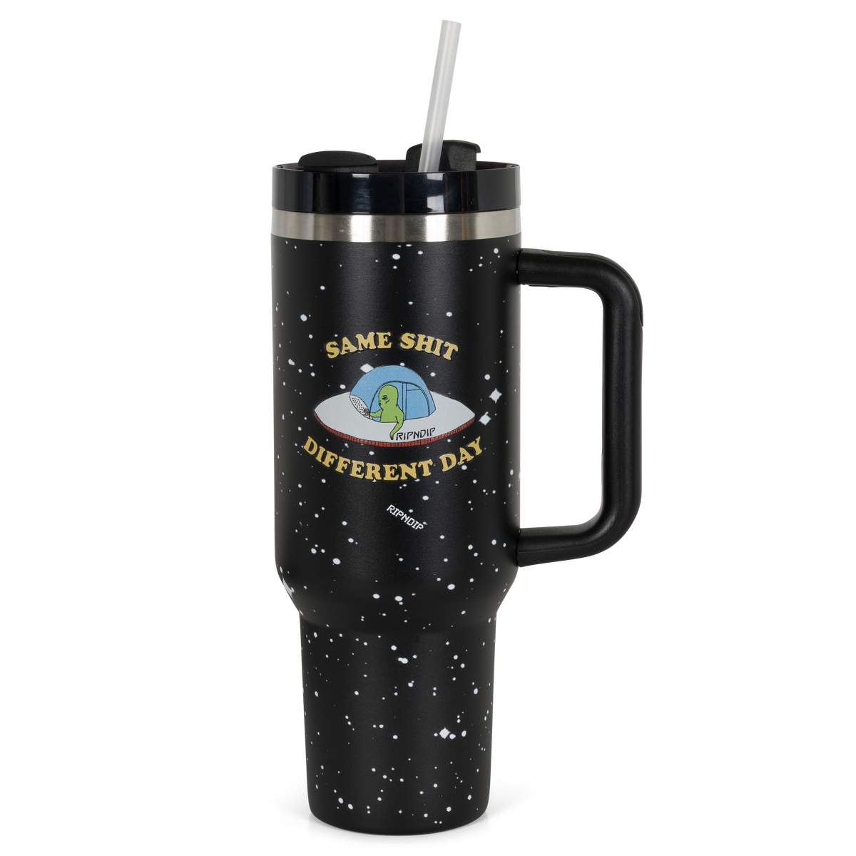 RIPNDIP Same Shit Different Day Big Ol Cup Tumbler (Black)
