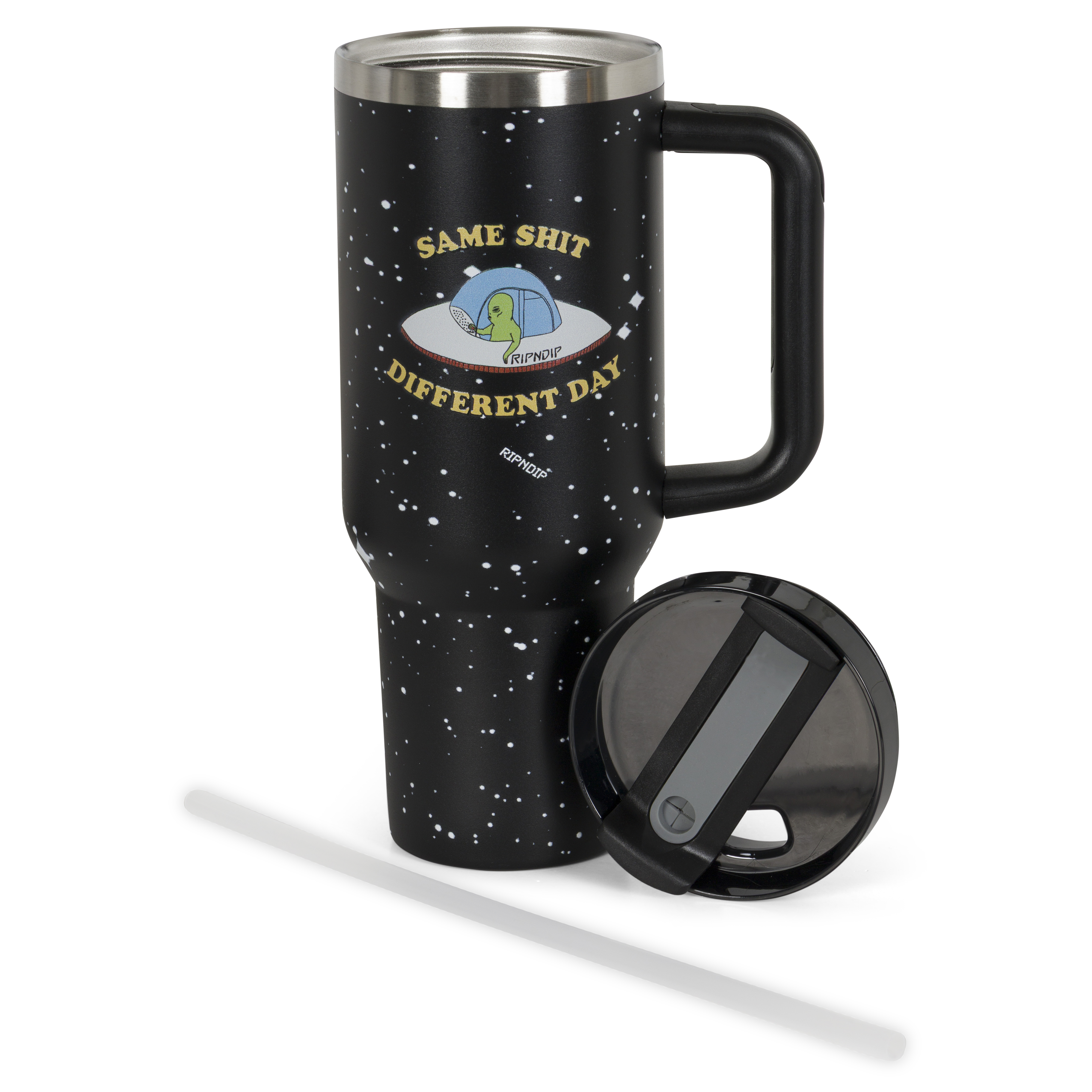 RIPNDIP Same Shit Different Day Big Ol Cup Tumbler (Black)