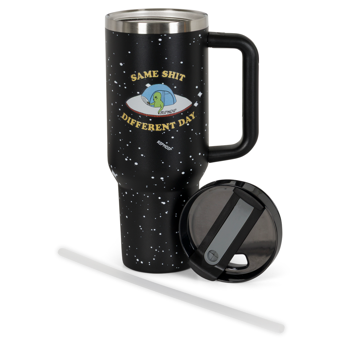 RIPNDIP Same Shit Different Day Big Ol Cup Tumbler (Black)