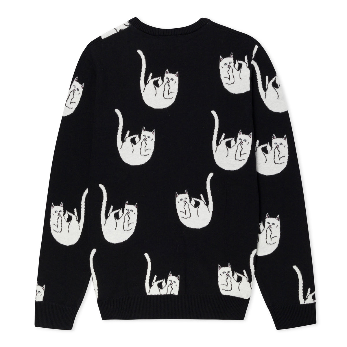 374850 Falling Nerm Knit Sweater (Black)