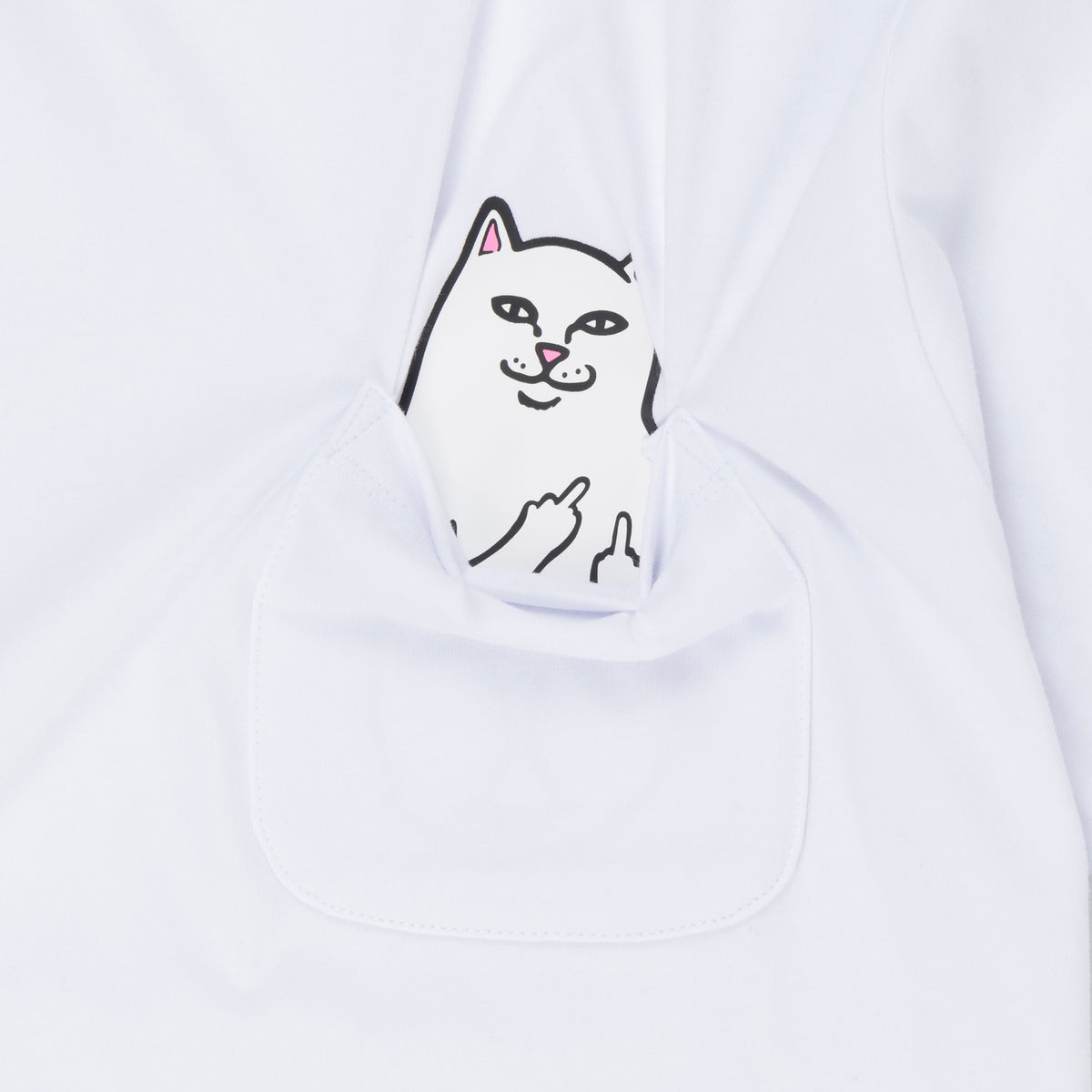 RIPNDIP Lord Nermal Pocket Tee (White)