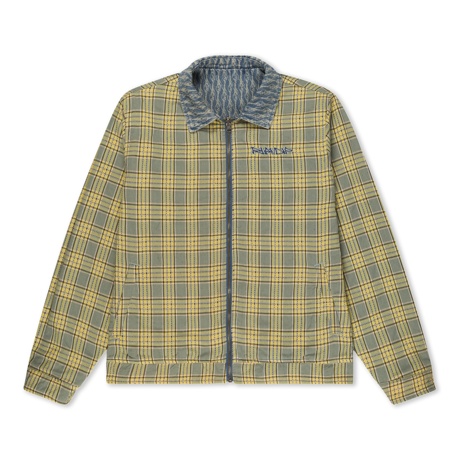 RIPNDIP Western Roads Reversible Work Jacket (Medium Wash)